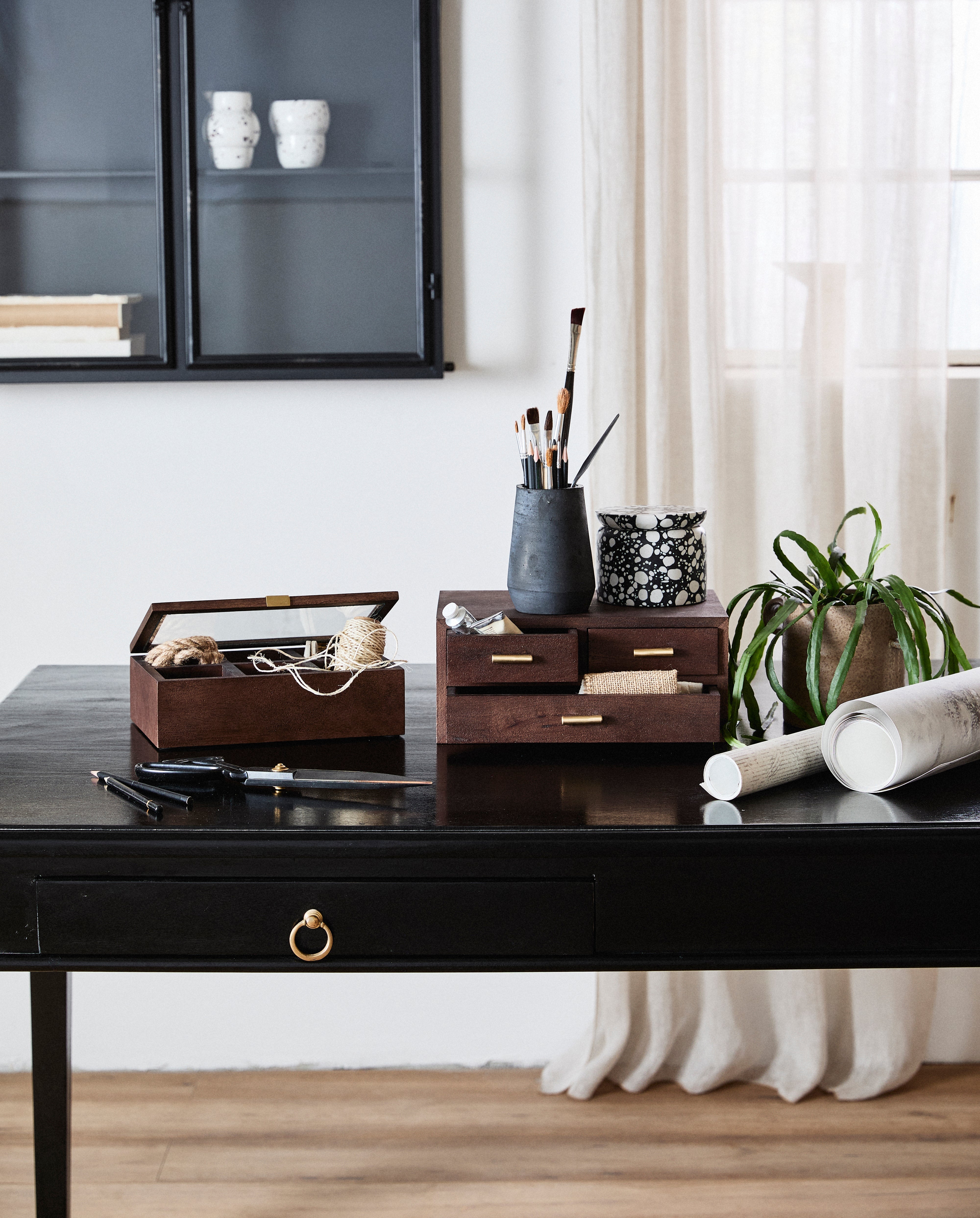 Puyo Storage W. Lid - Nature, Nordal, förvaring