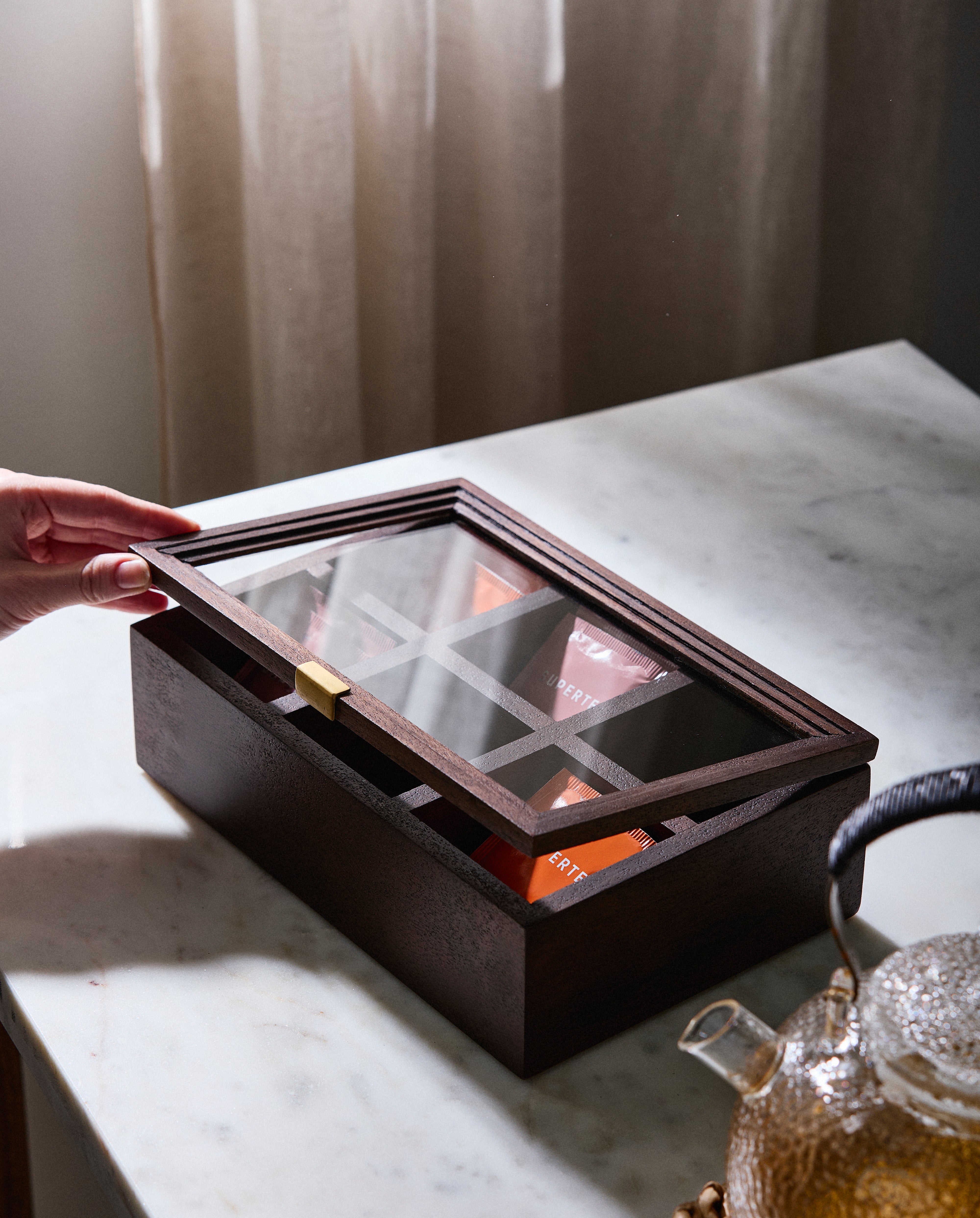 Puyo Storage W. Lid - Nature, Nordal, förvaring