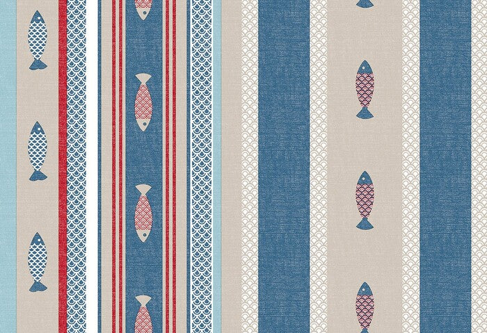 Vaxduk 140 Cm 8185-1, Borganäs of Sweden, vaxdukar