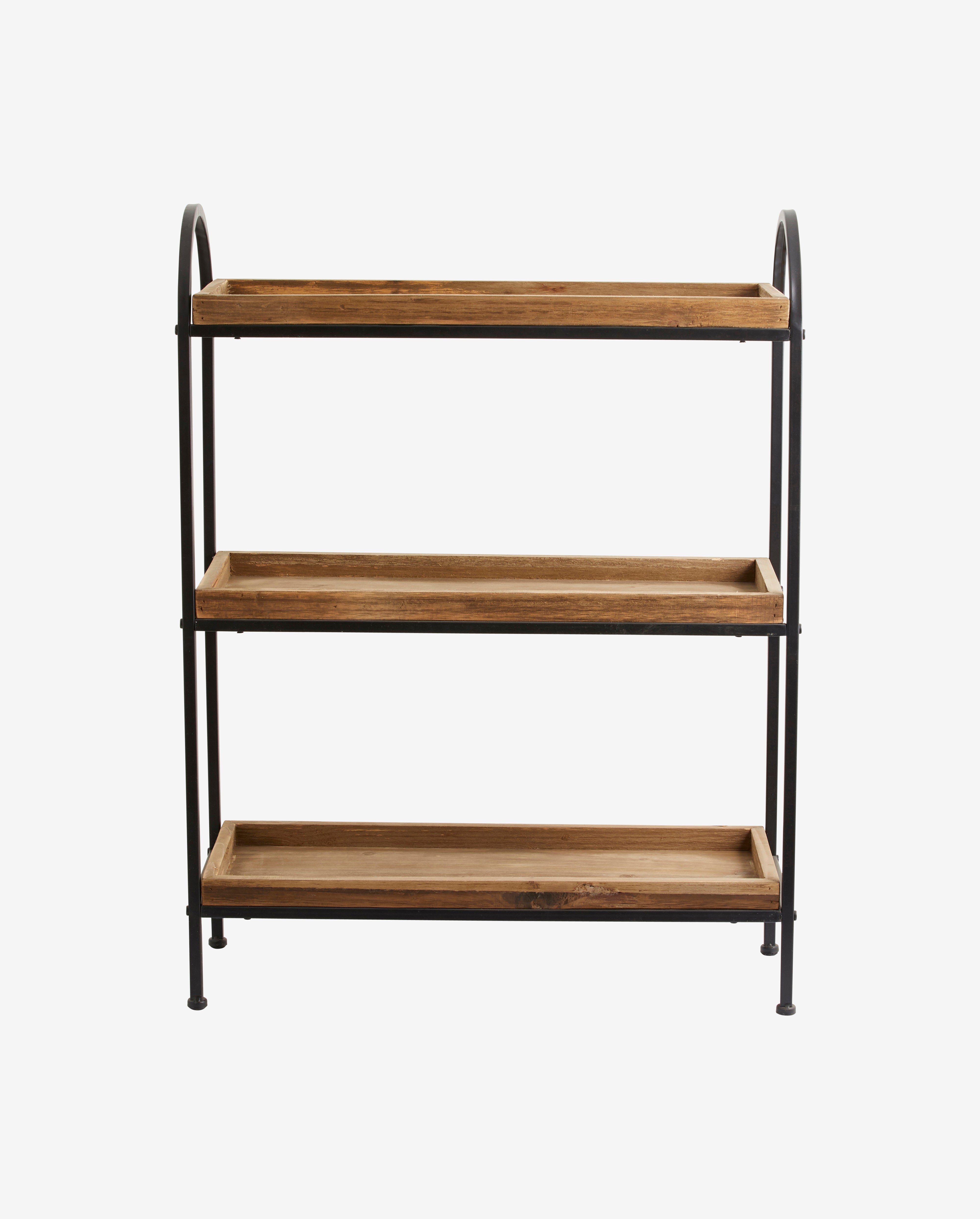 Patna Iron Rack - Wood, Nordal, bokhyllor