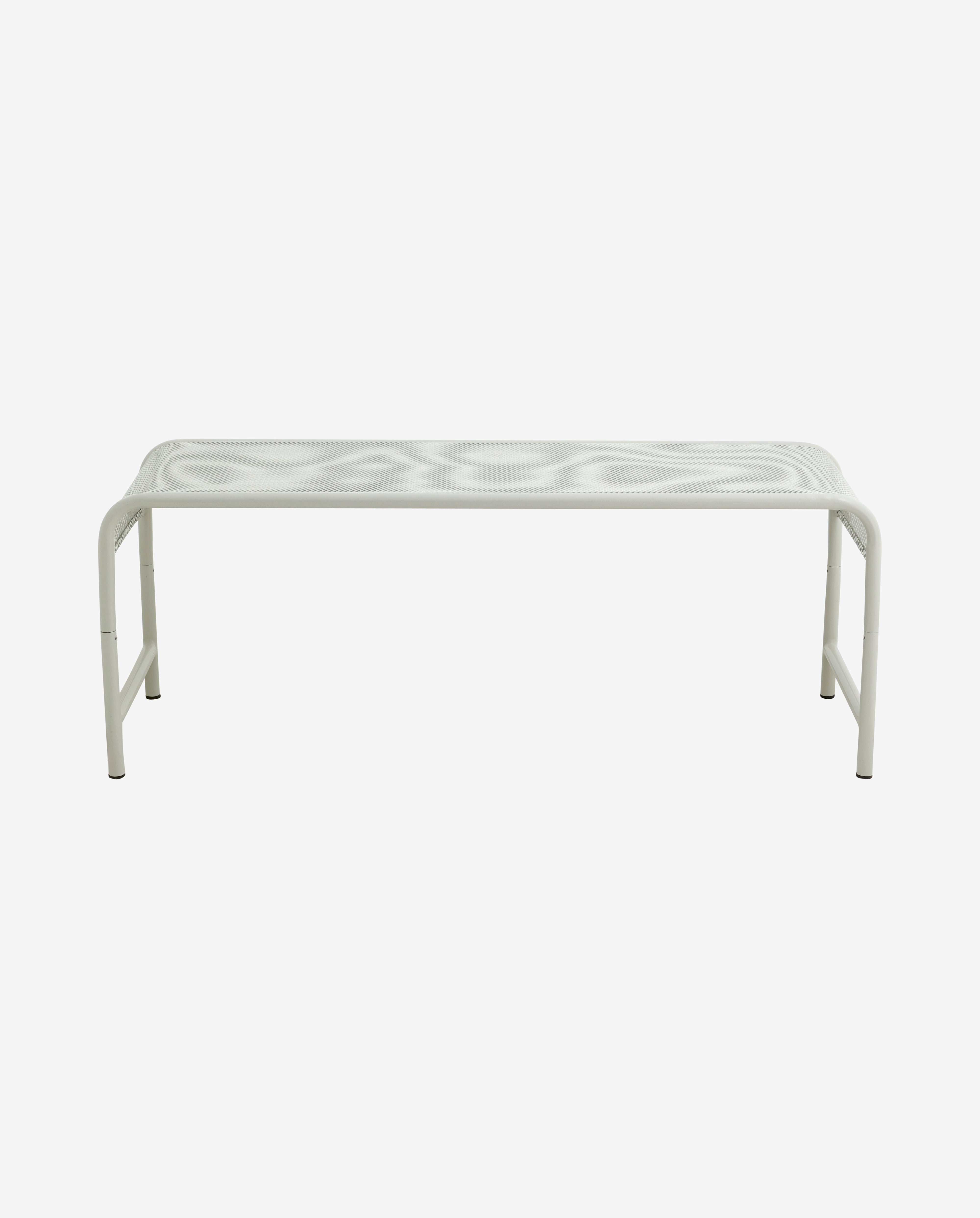 Brenta Outdoor Bench - Ivory, Nordal, bänkar & pallar