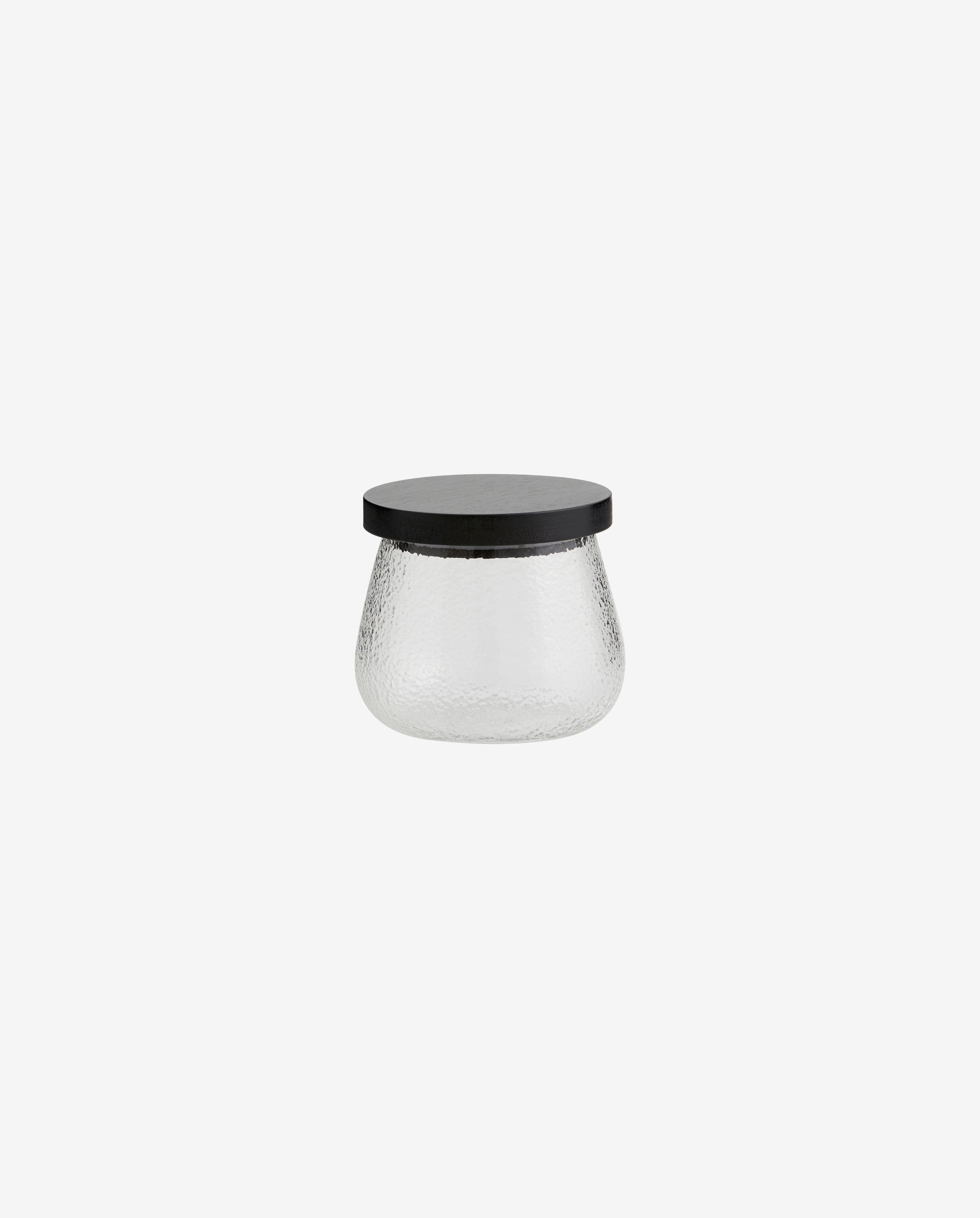 Plumsi Storage Glass W. Lid, S - Clear, Nordal, förvaring