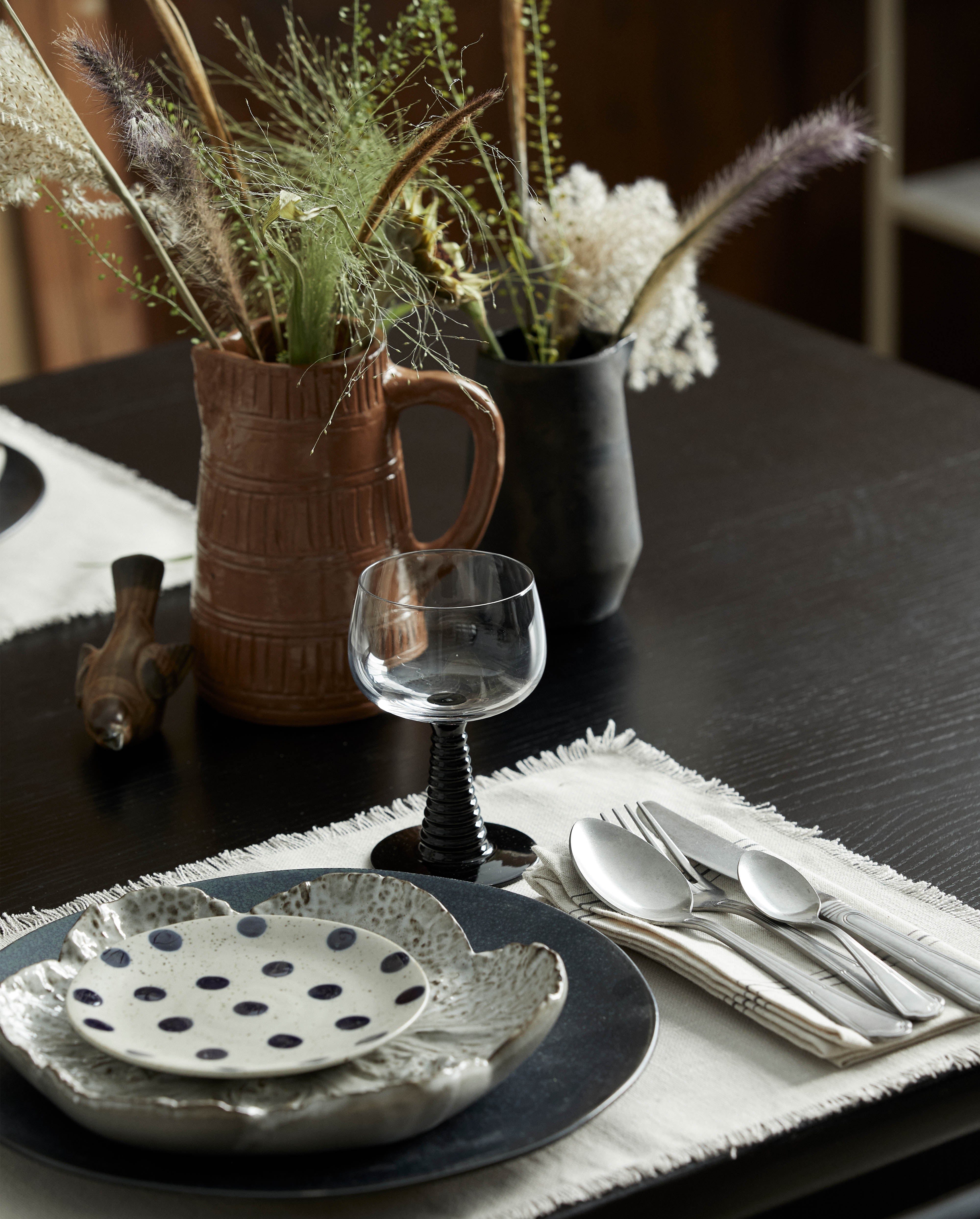 Gorm Wineglass - Black, Nordal, köksredskap