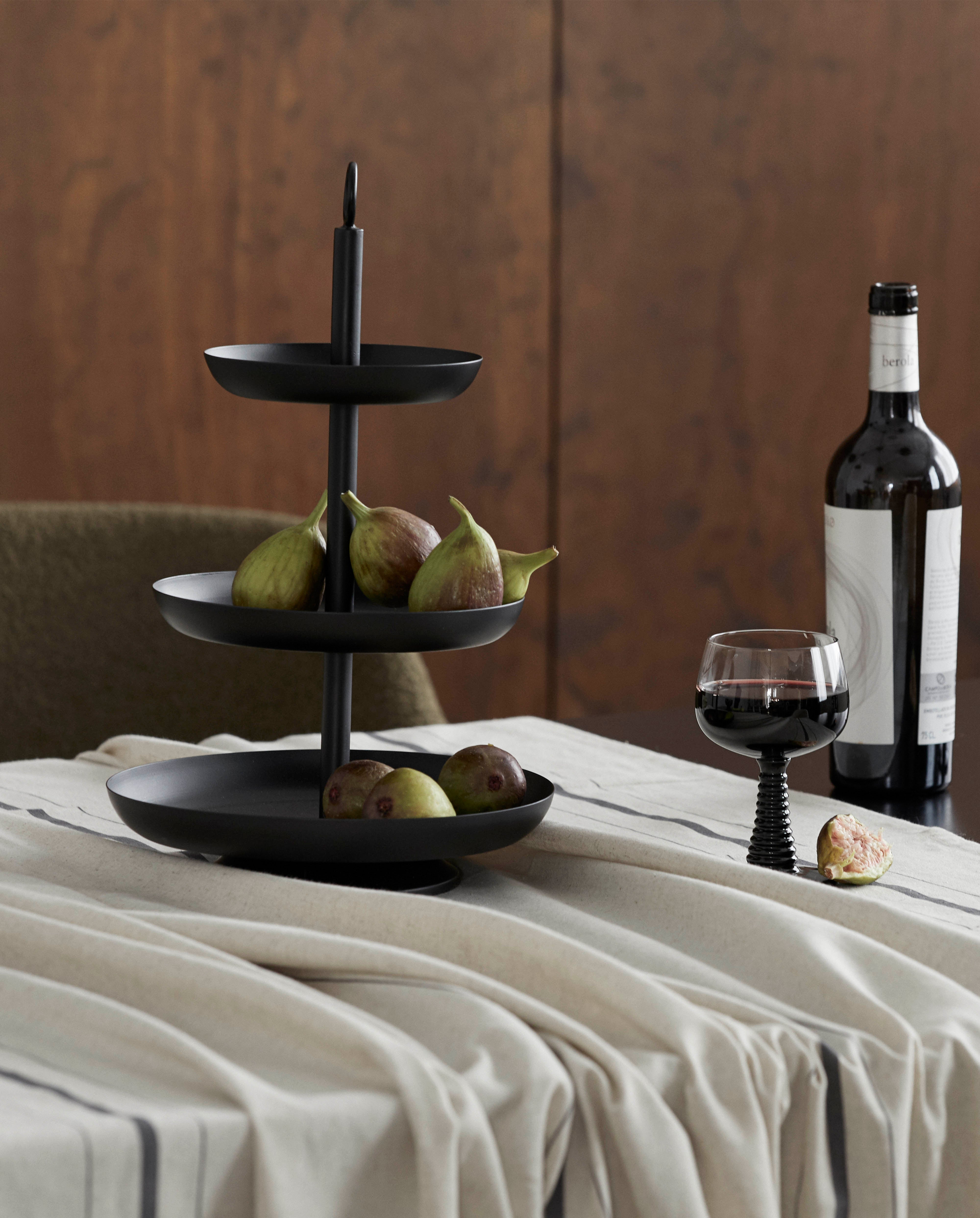 Gorm Wineglass - Black, Nordal, köksredskap