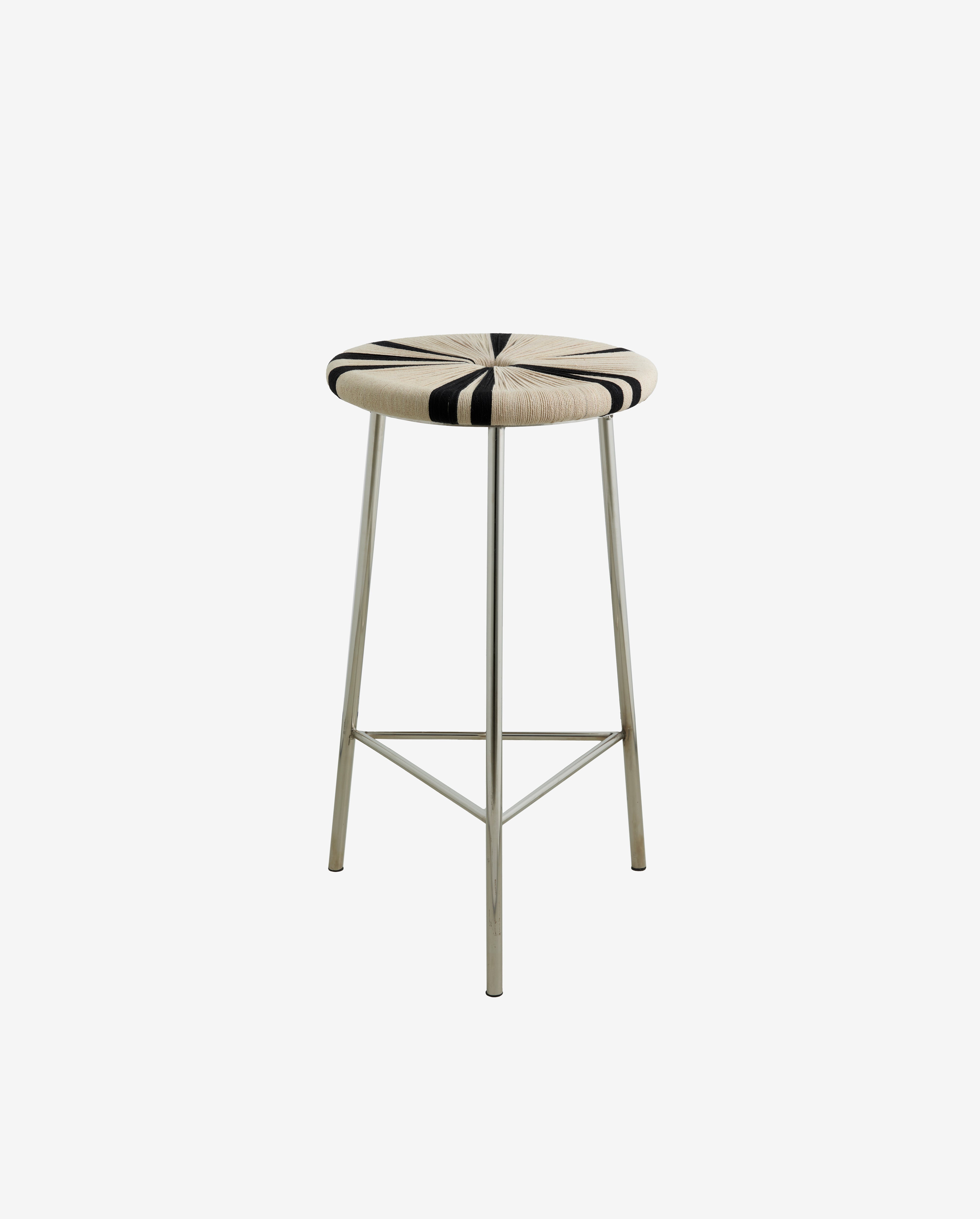 Morice Stool, High - Black/ivory, Nordal, bänkar & pallar