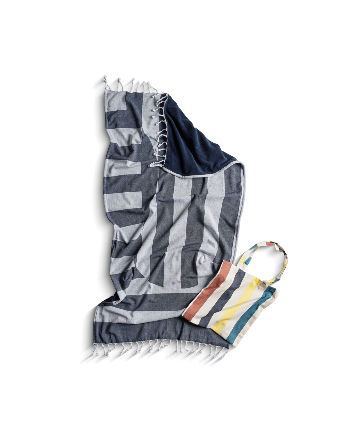 Badhandduk i Återvunnen Material – Blå Inklusive Totebag, House of Regalo, active-lifestyle