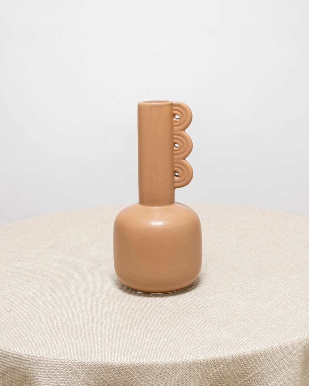 Tazza Keramikvas – Brun, Flora Grossist, vaser-och-krukor