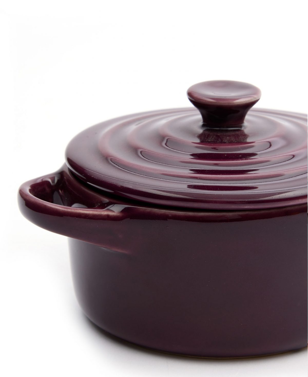 Minigrytor i Keramik – Set om 4 – Borgona, House of Regalo, kök-och-heminredning