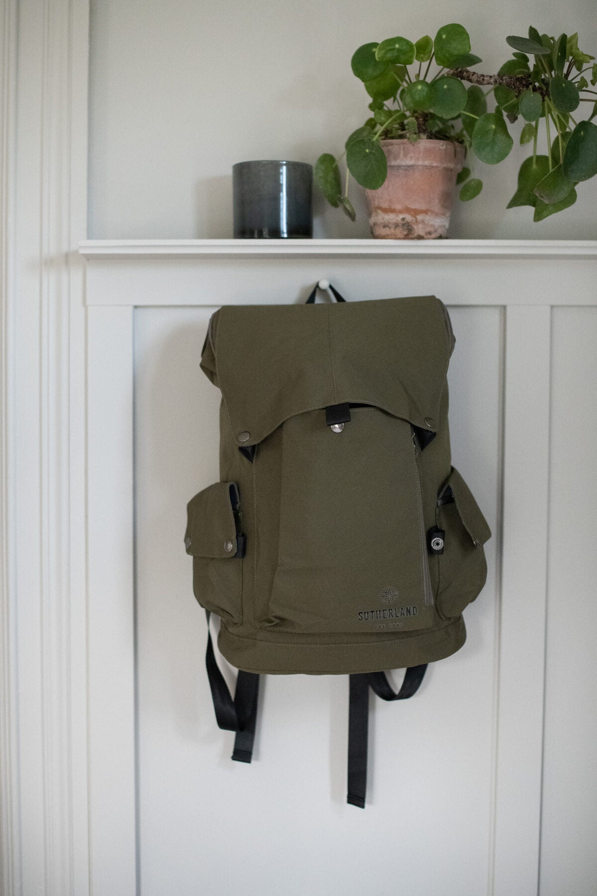 Snygg Ryggsäck i Canvas från Sutherland & Sons – Green, House of Regalo, Väskor