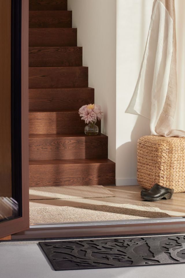 Seating Pouf Square Lily Natural 39x39cm, Dixie, möbler