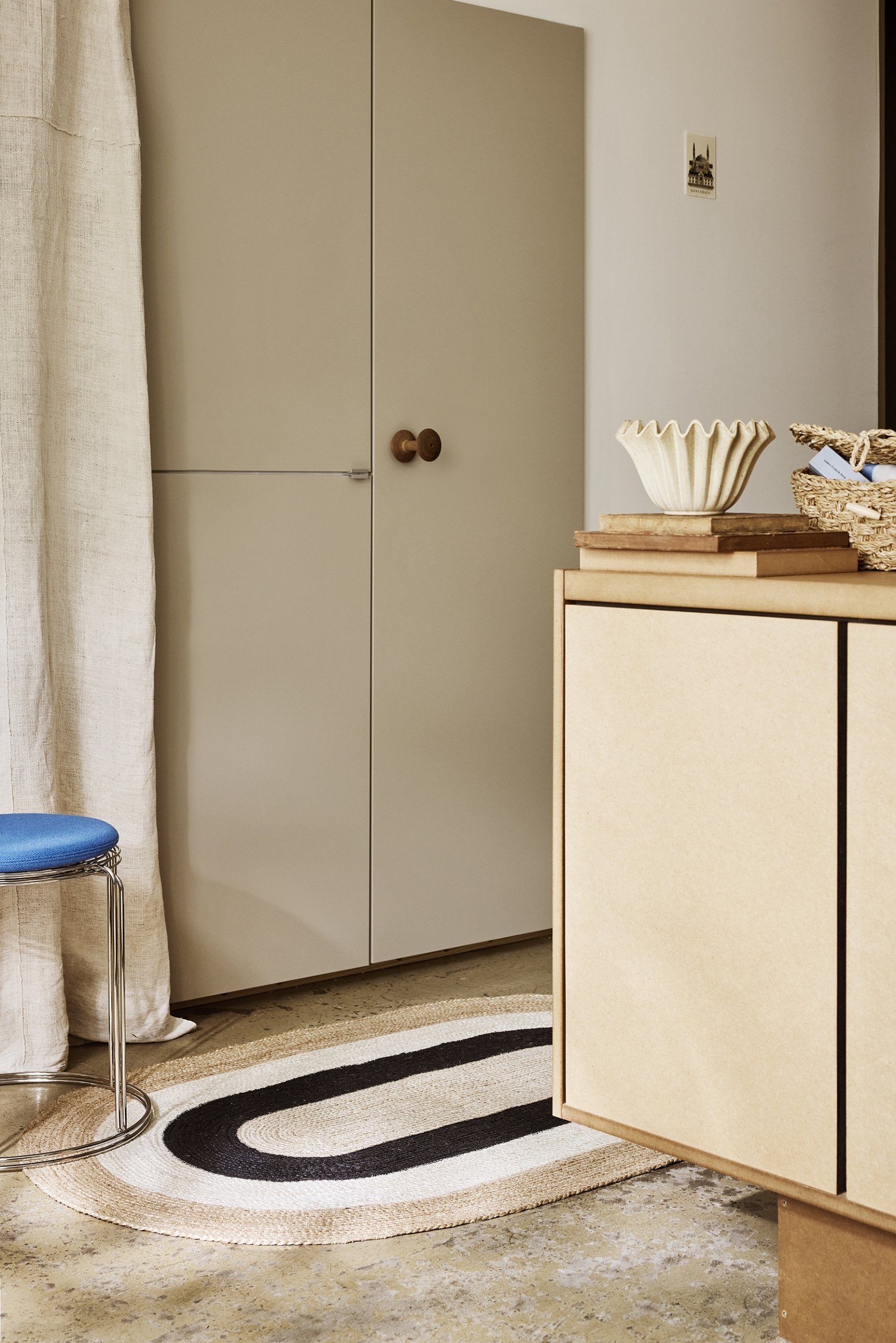 Rug Elin Oval Black 150x92cm, Dixie, mattor