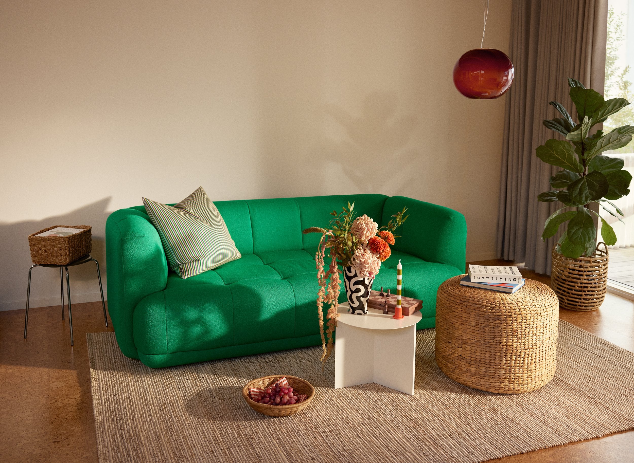 Fruit Plate Lily Large D33cm, Dixie, korgar