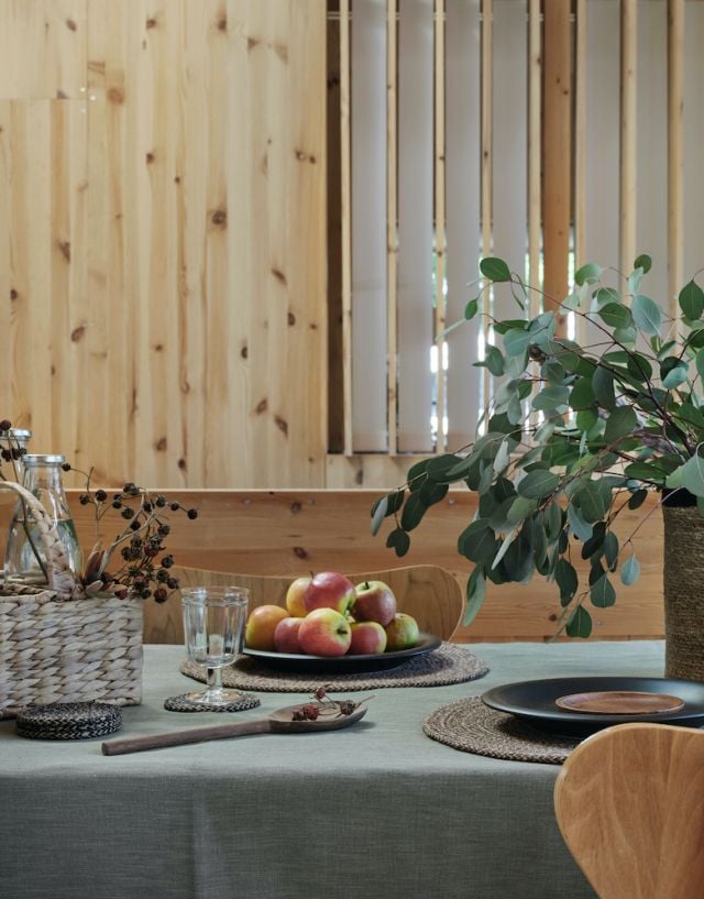 Table Basket Lily Natural S/2, Dixie, korgar