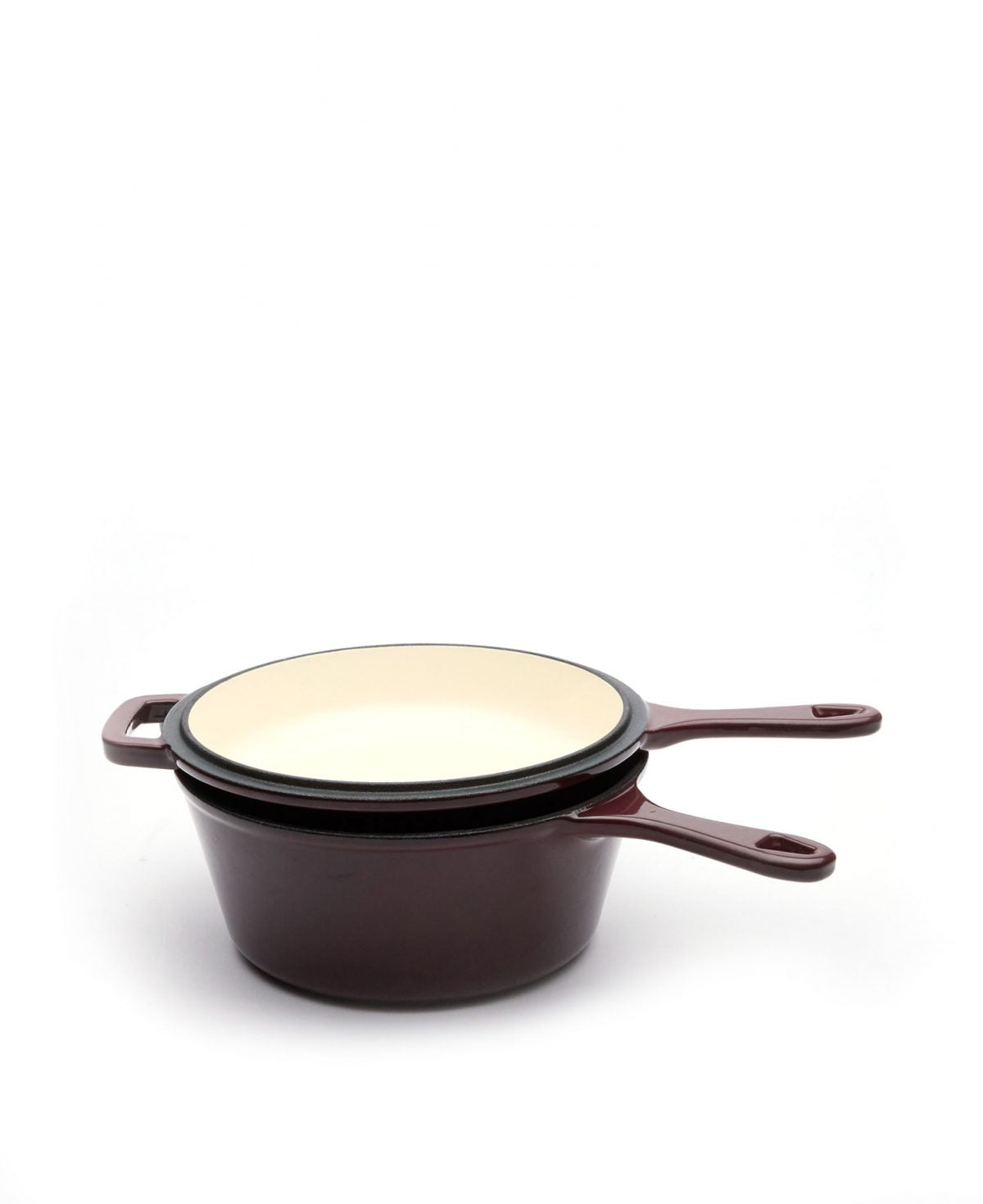 Set om Djup Traktörpanna i Gjutjärn med en Gjutjärns Stekpanna – Borgona, House of Regalo, kök-och-heminredning