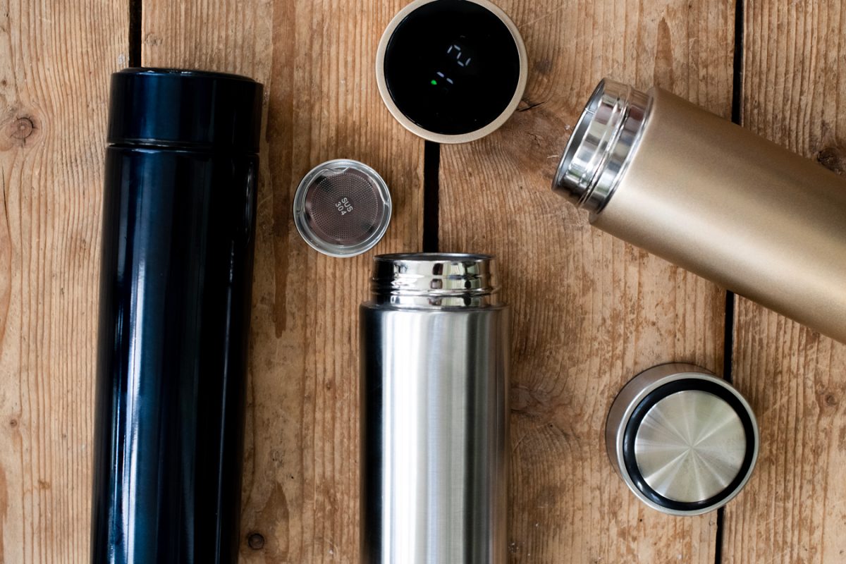 Stilren Termos med Display – Svart, House of Regalo, hälsa-och-träning