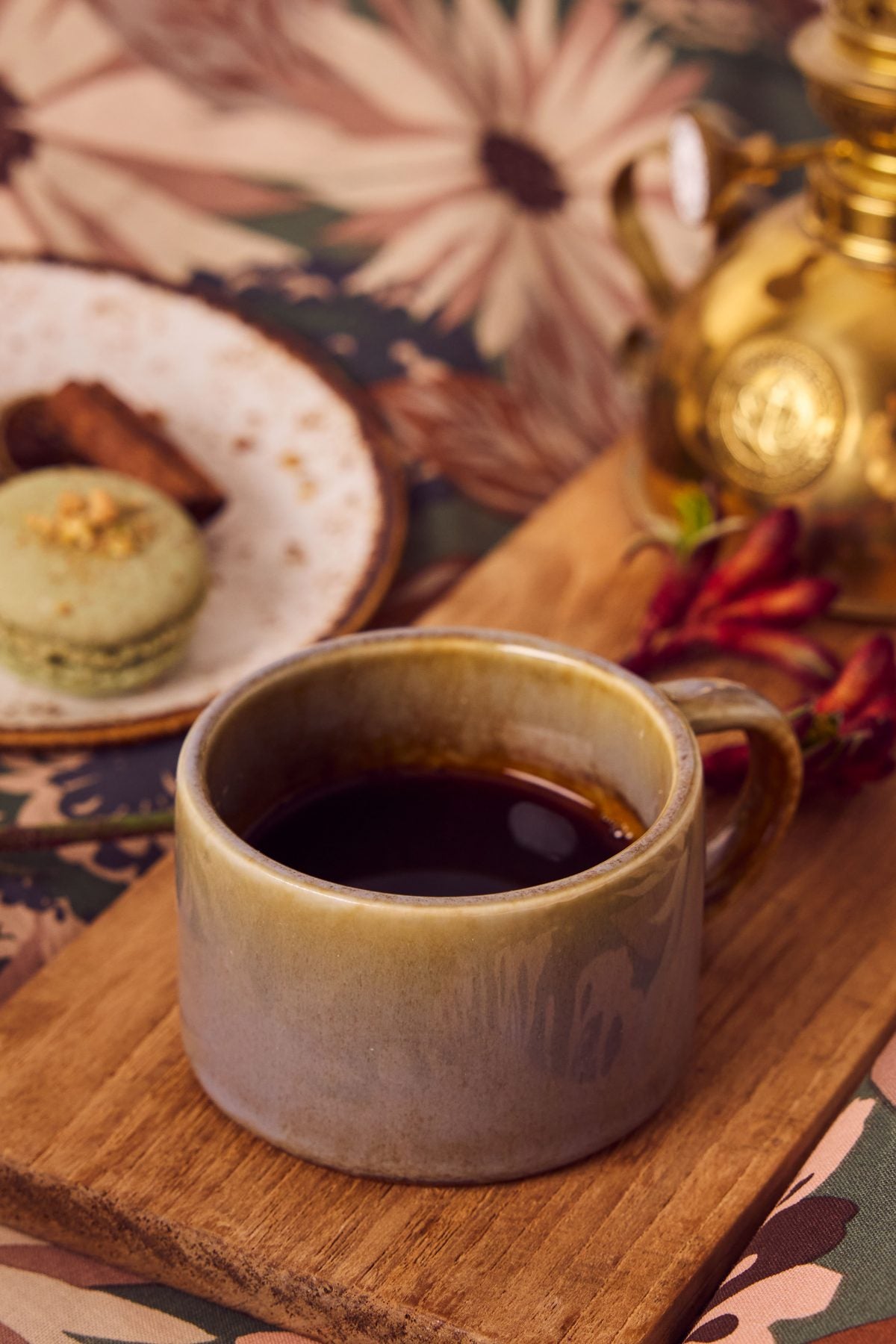 Kaffeset 6-pack – Ljusbrun/blå, House of Regalo, kök-och-heminredning