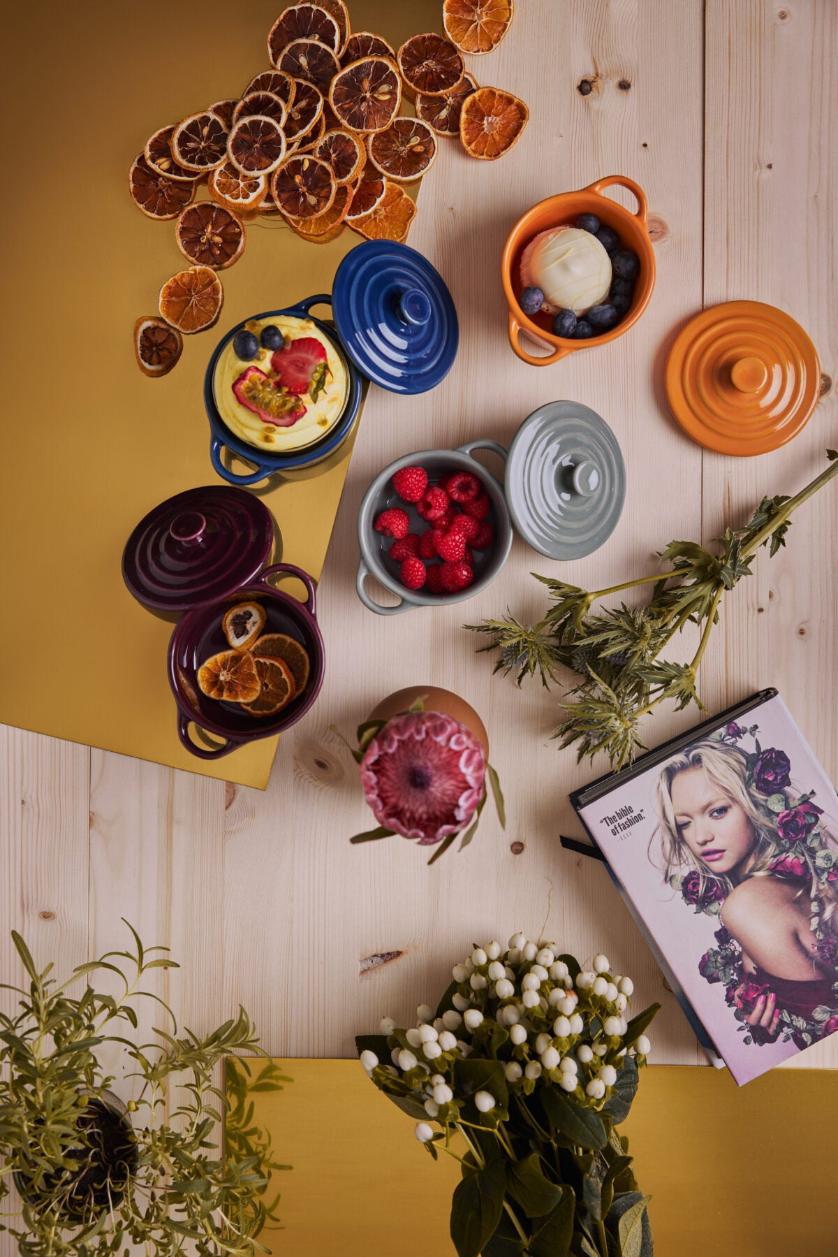 Minigrytor i Keramik – Set om 4 – Ljus Mix, House of Regalo, kök-och-heminredning