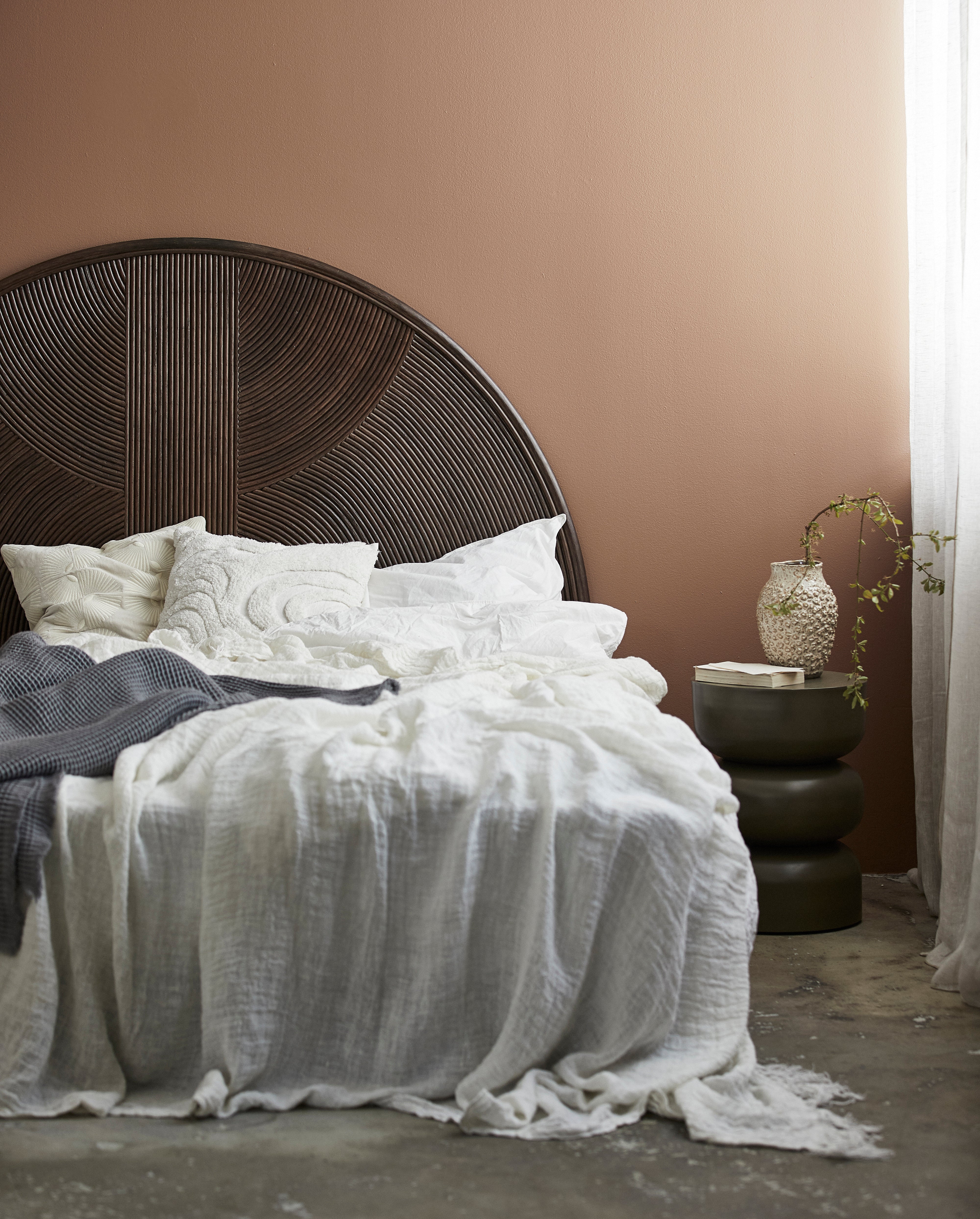 Tufe Cushion Cover, Creme, Nordal, sovrums textilier