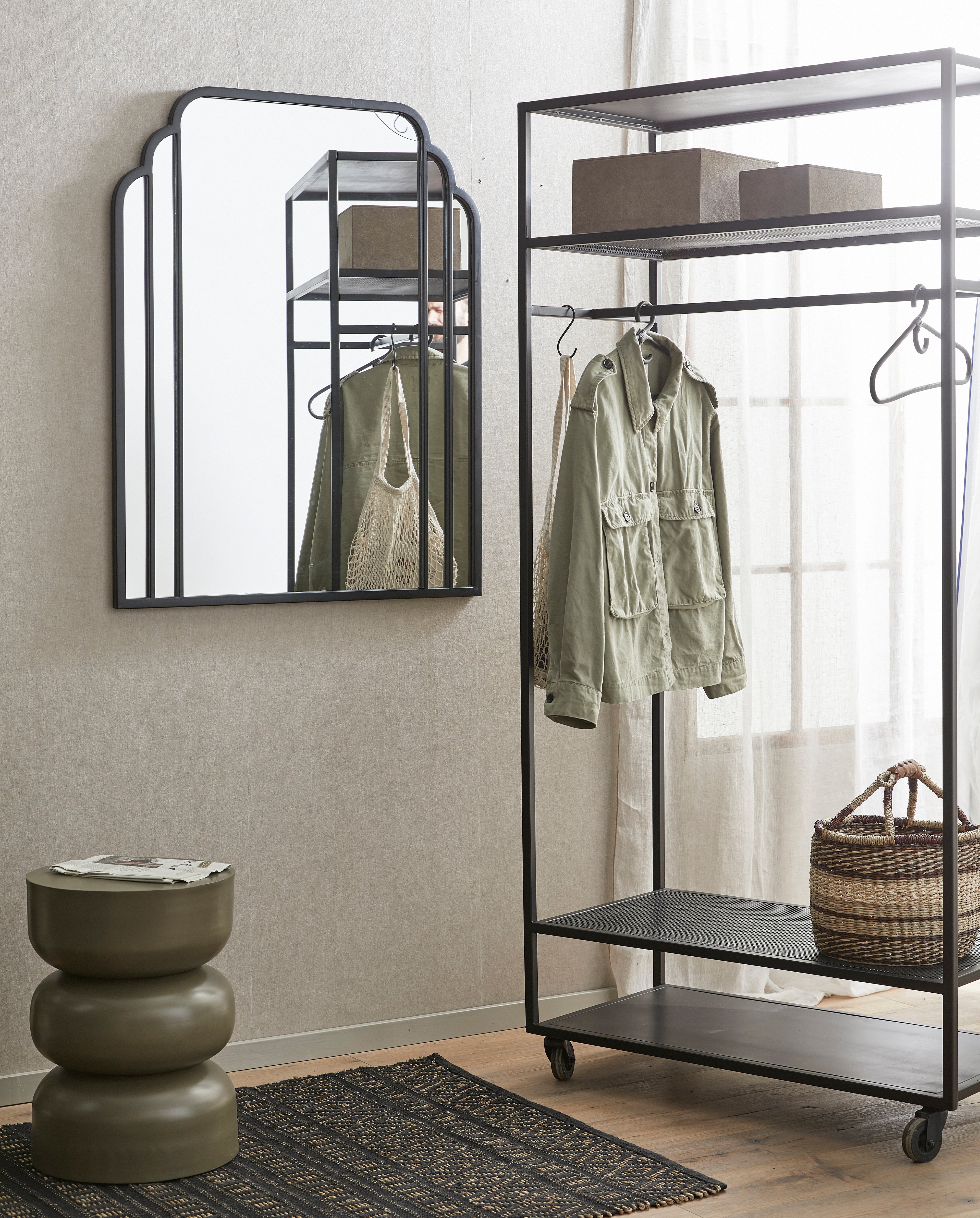 Skylark Mirror, S - Black, Nordal, speglar