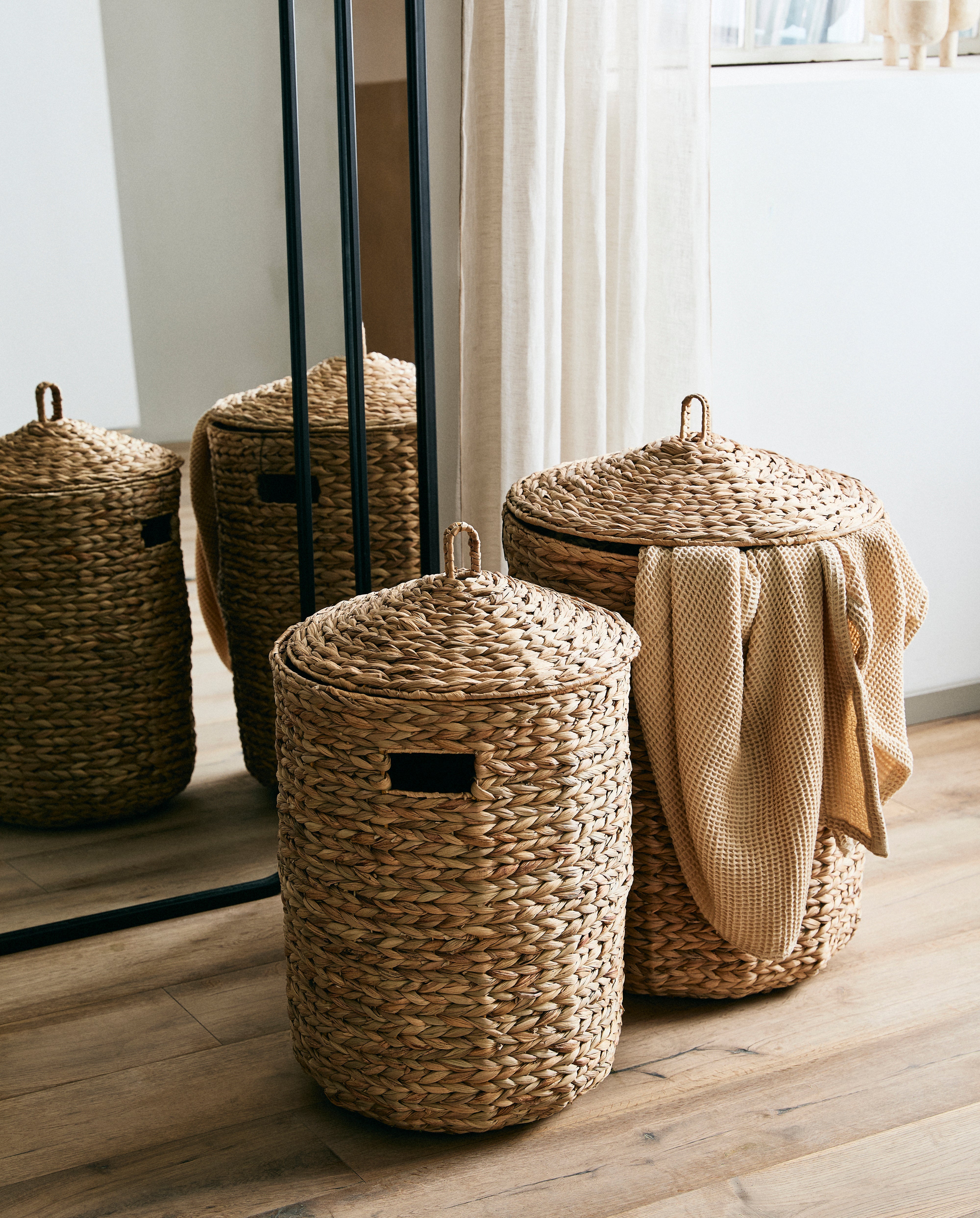 Cosna Laundry Basket, S/2 - Natural, Nordal, förvaring
