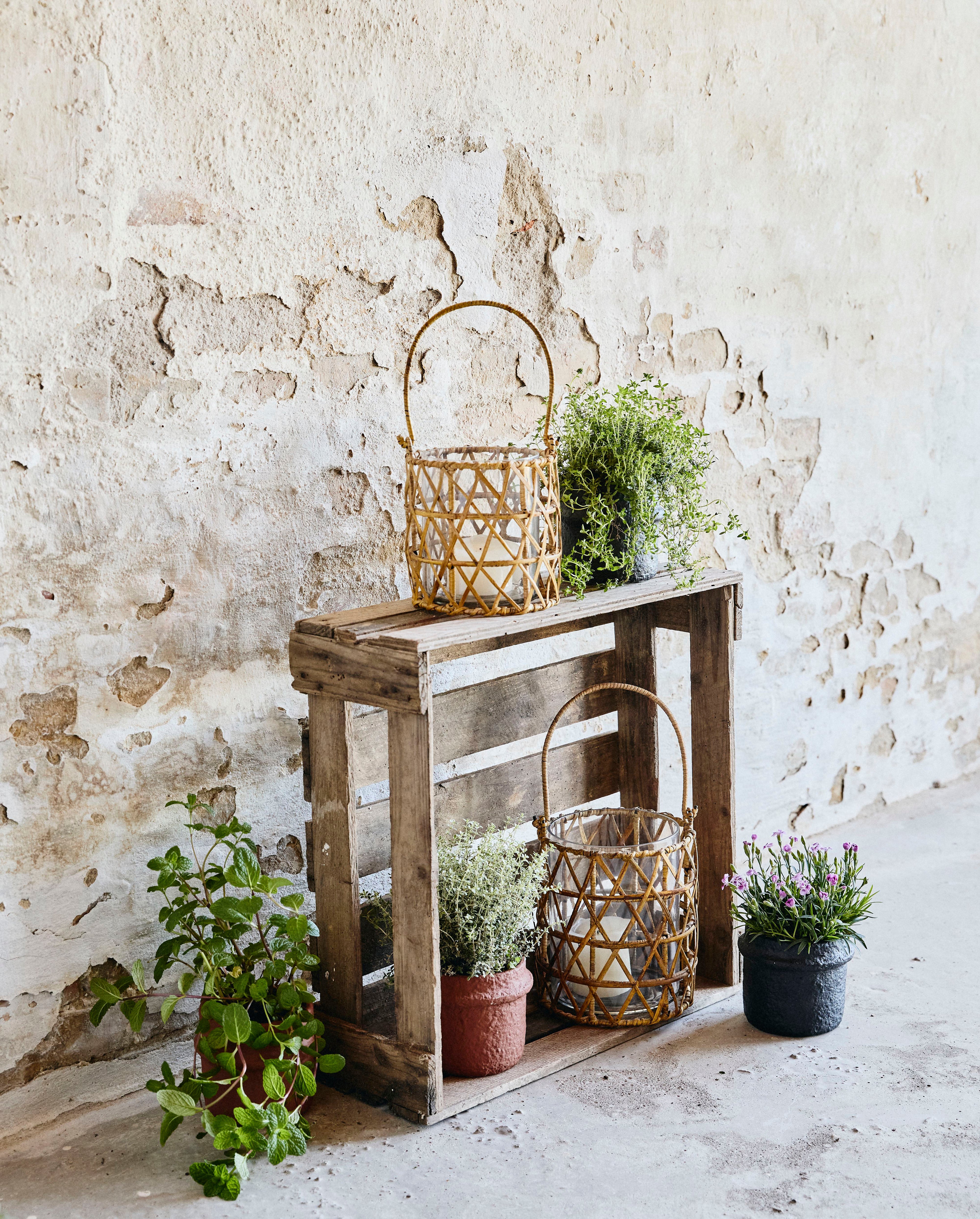 Ghizo Lantern, Glass, Medium, Nordal, ljus & ljuslyktor