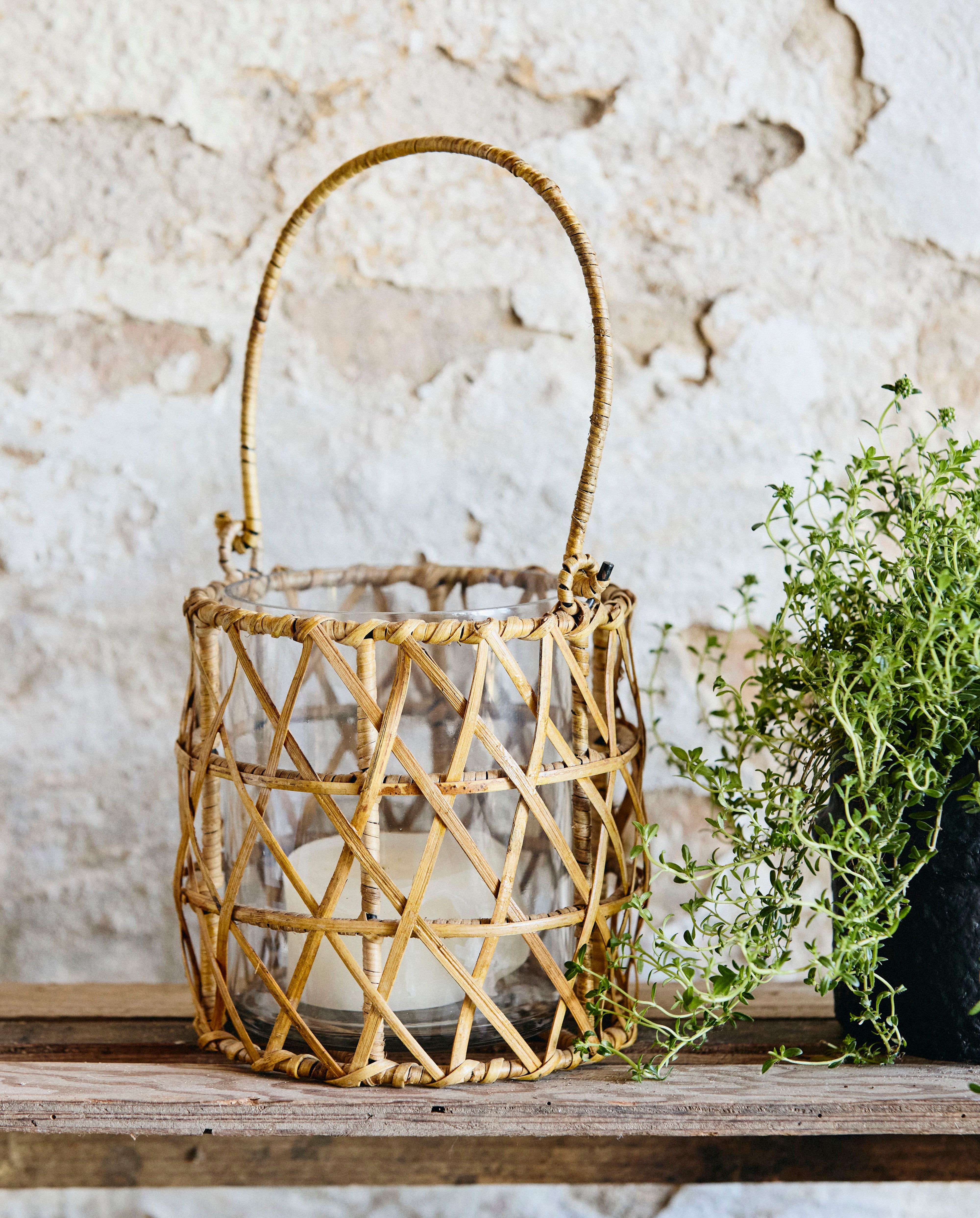 Ghizo Lantern, Glass, Medium, Nordal, ljus & ljuslyktor