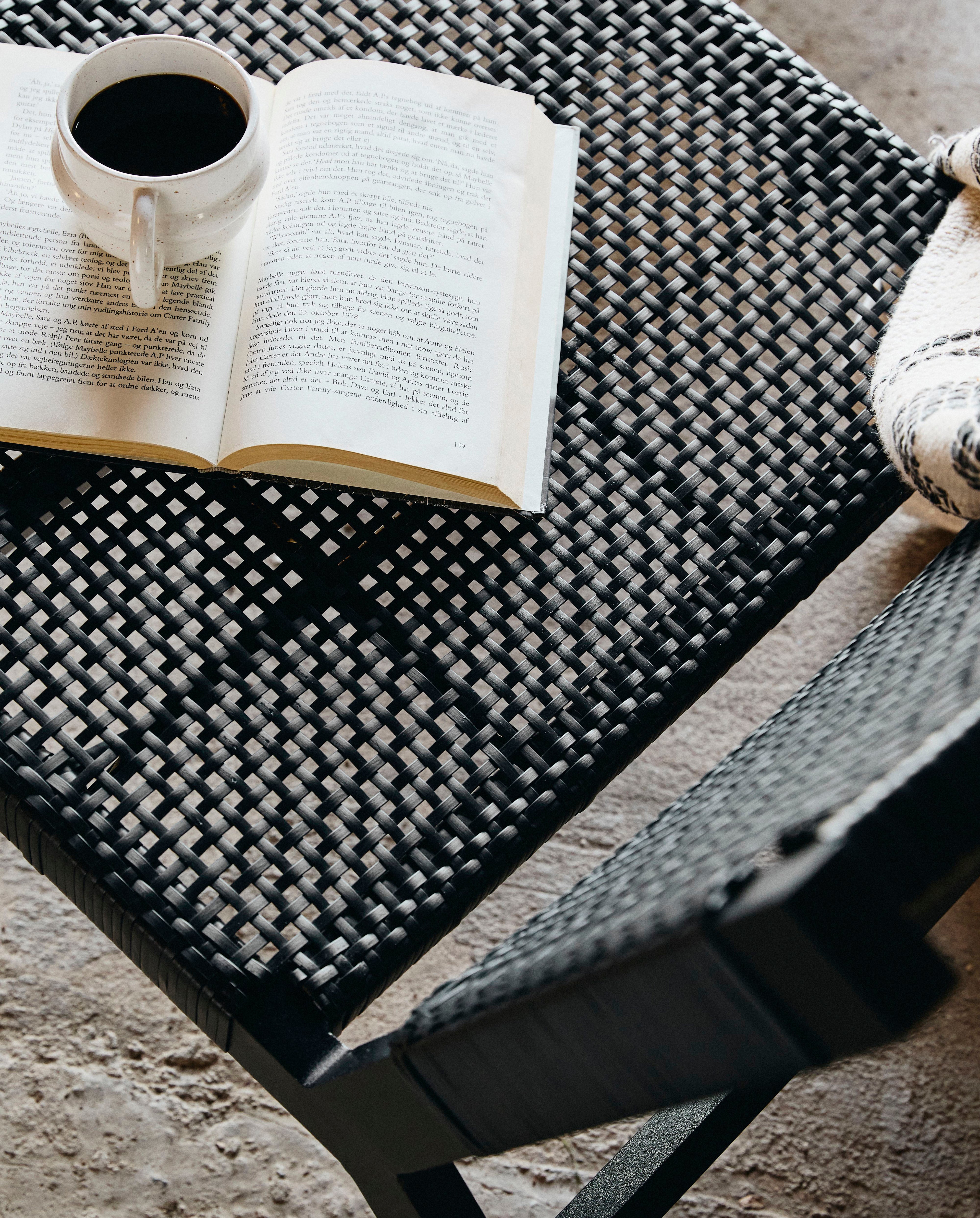 Vasai Lounge Chair, Black, Nordal, trädgårdsmöbler