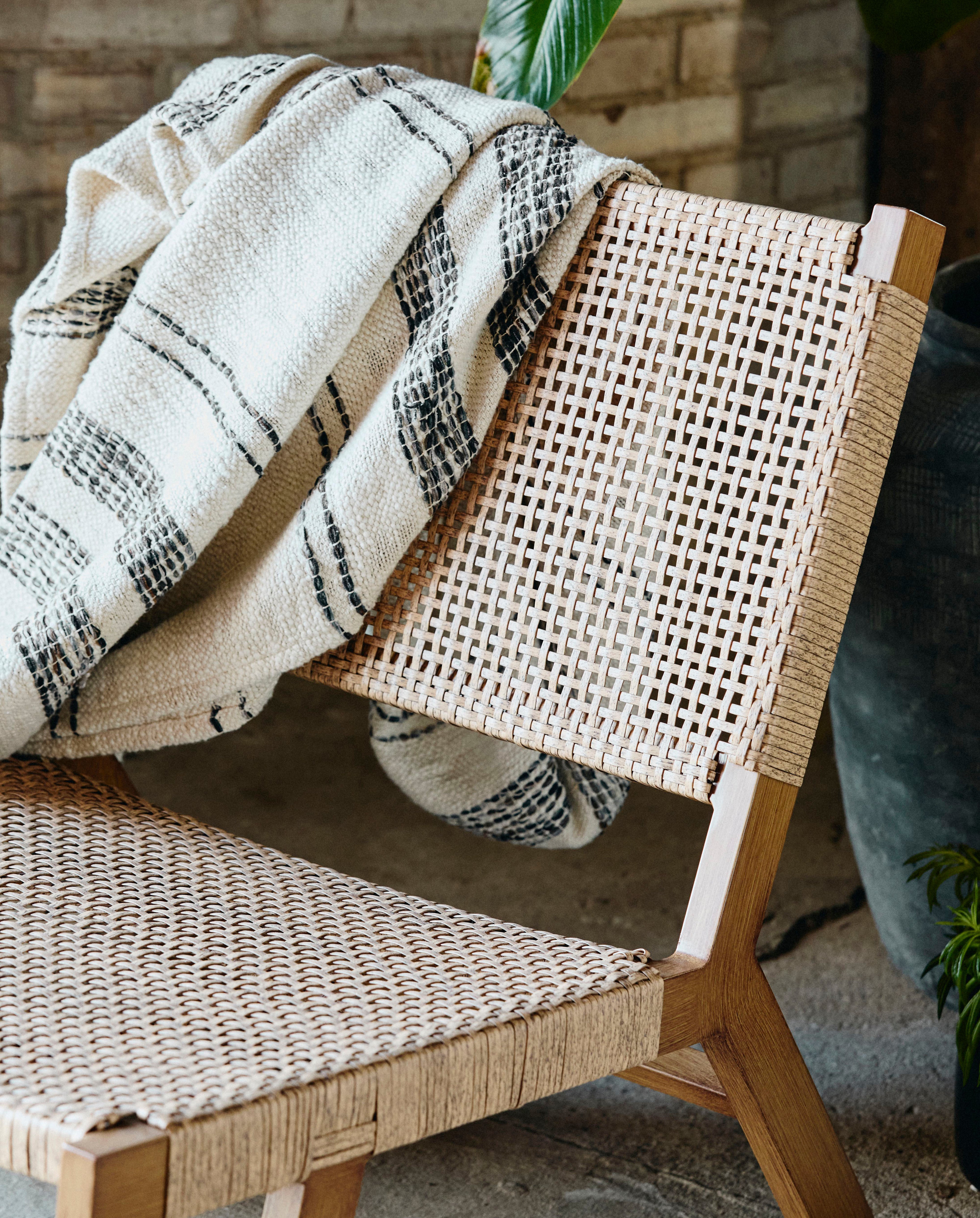 Vasai Lounge Chair, Natural, Nordal, trädgårdsmöbler