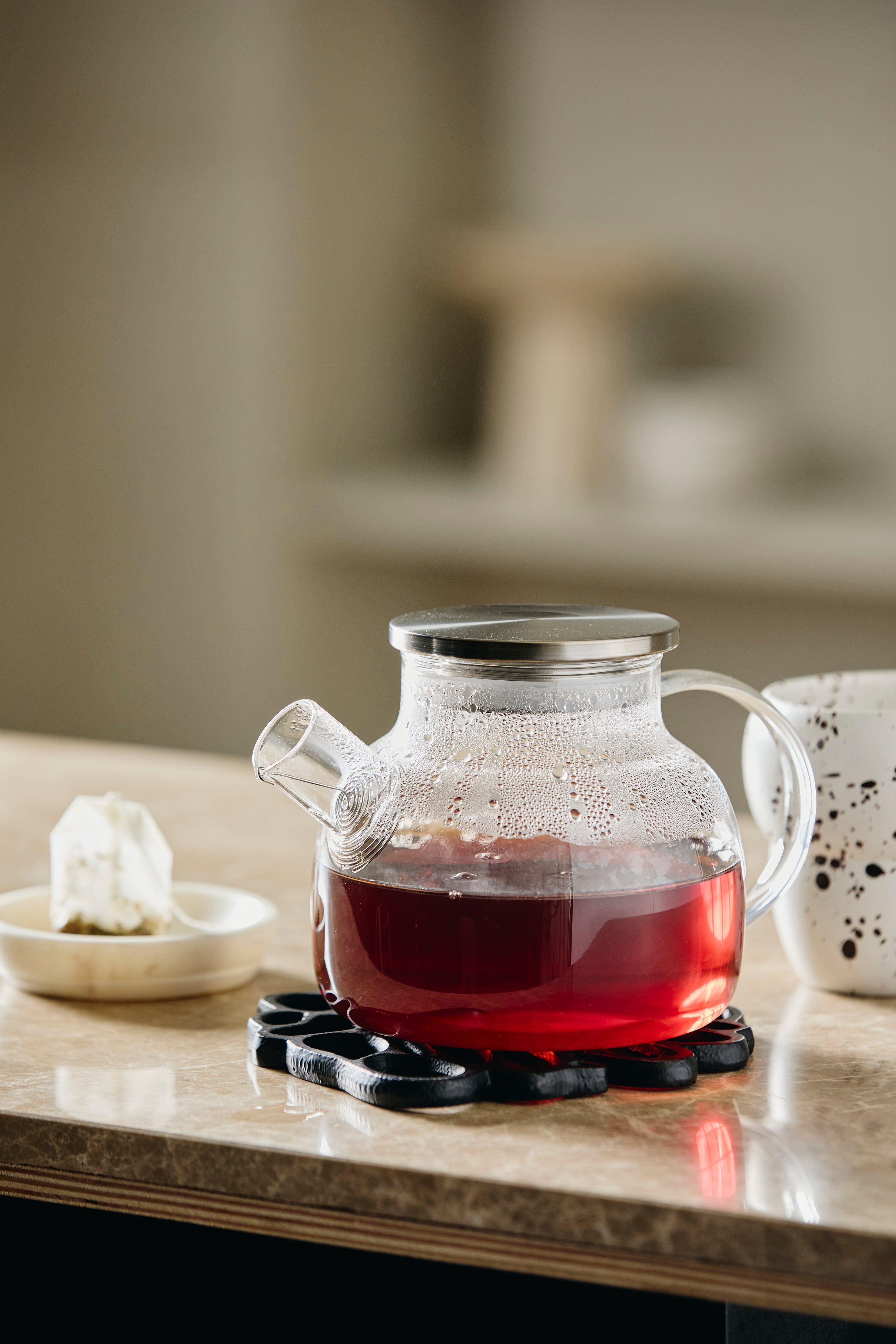 Celosia Teapot, Glass - Clear, Nordal, kannor och karaff