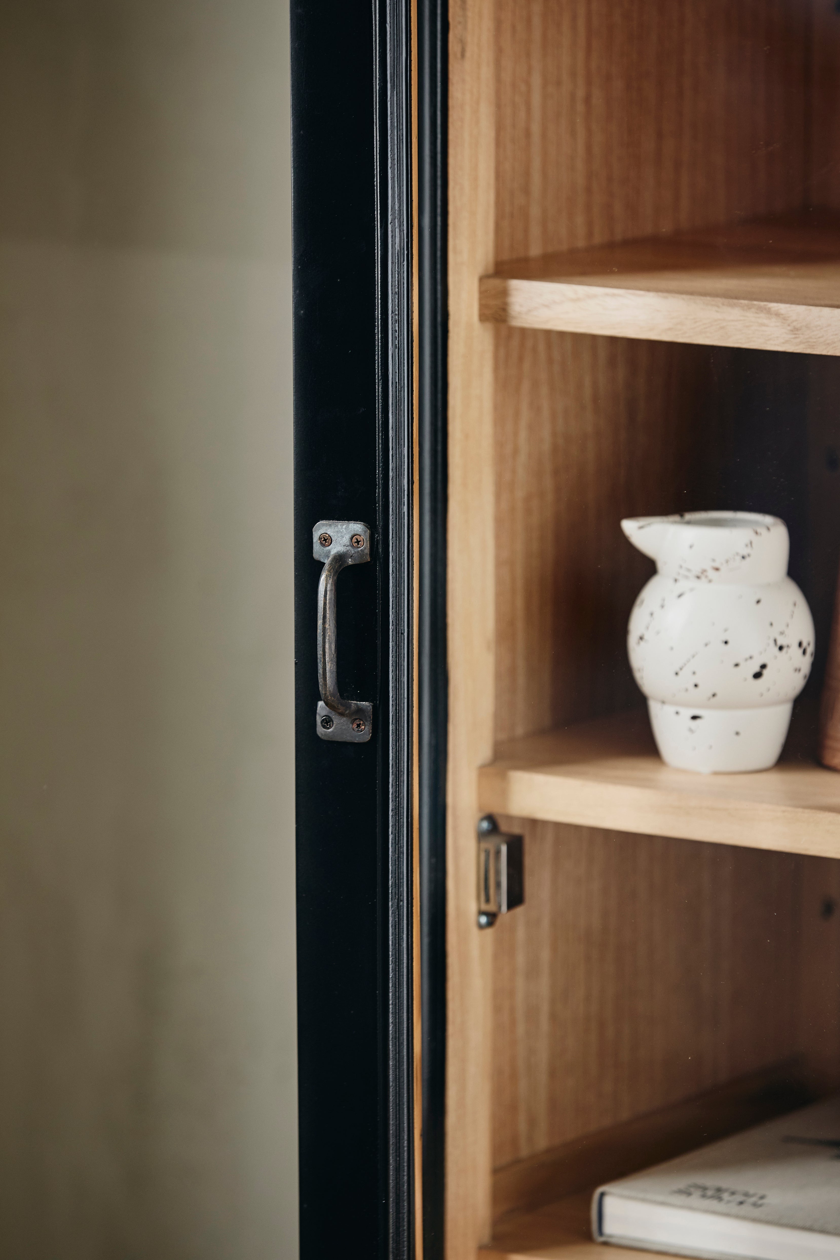 Viva Cabinet, 1 Door - Black, Nordal, bokhyllor