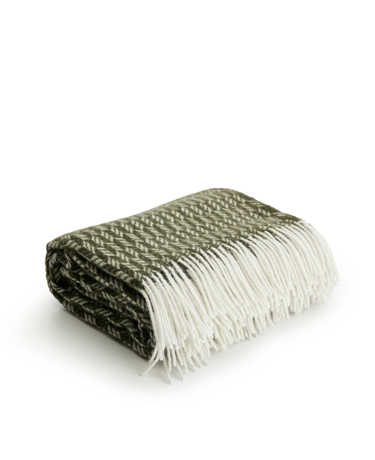 Härlig Ull Pläd från Ylleverket – Micromönster Grön, House of Regalo, bäddset-textil