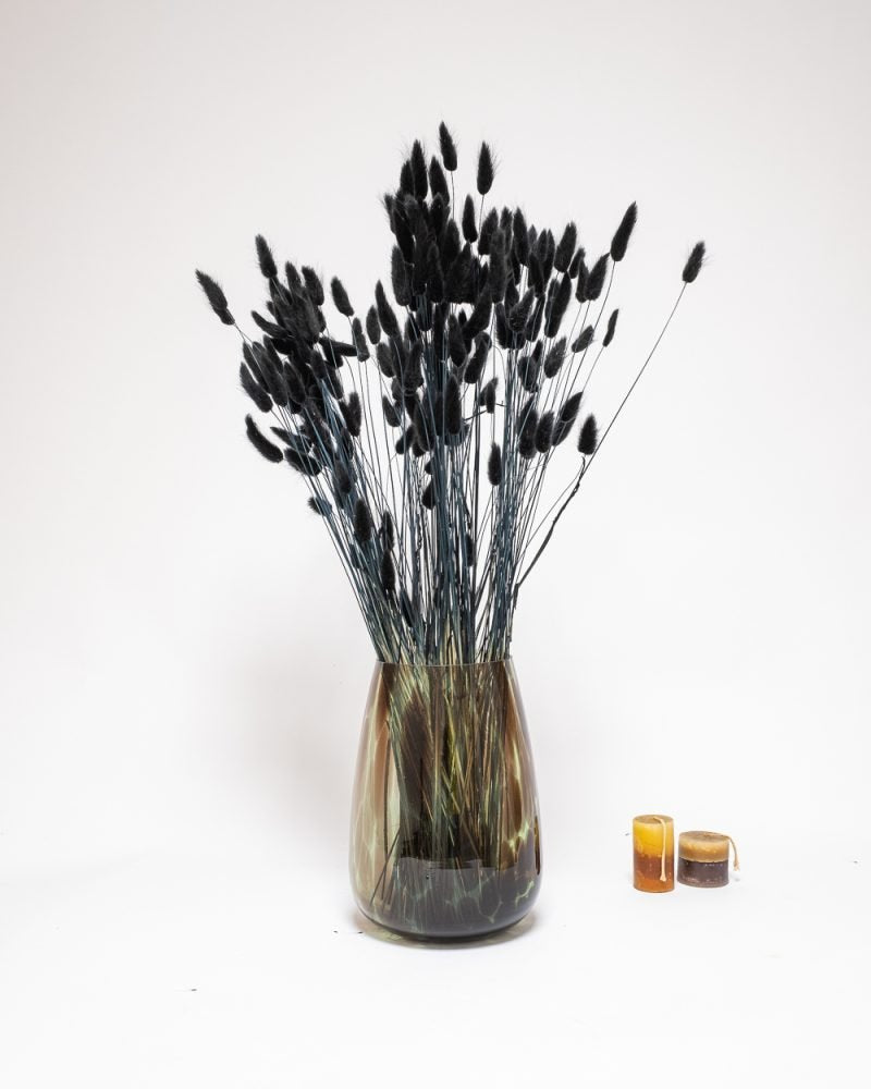 Lagurus Svart 100 Gram-torkade Blommor, Flora Grossist, torkade-blommor