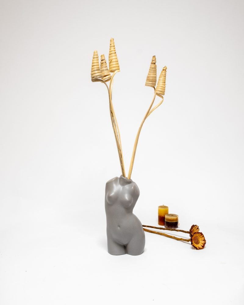 Cane Cone – Naturell, Flora Grossist, torkade-blommor