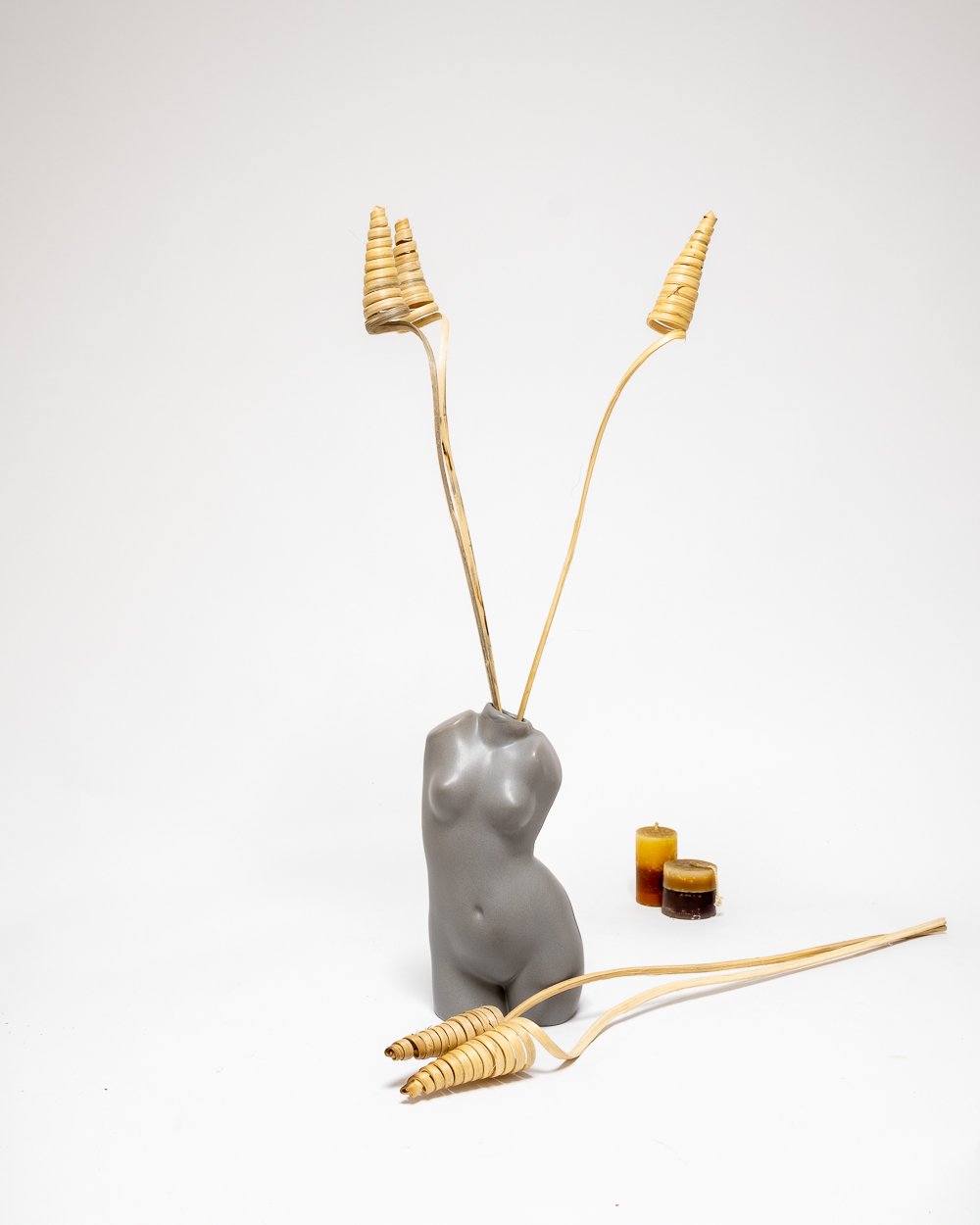 Cane Cone – Naturell, Flora Grossist, torkade-blommor