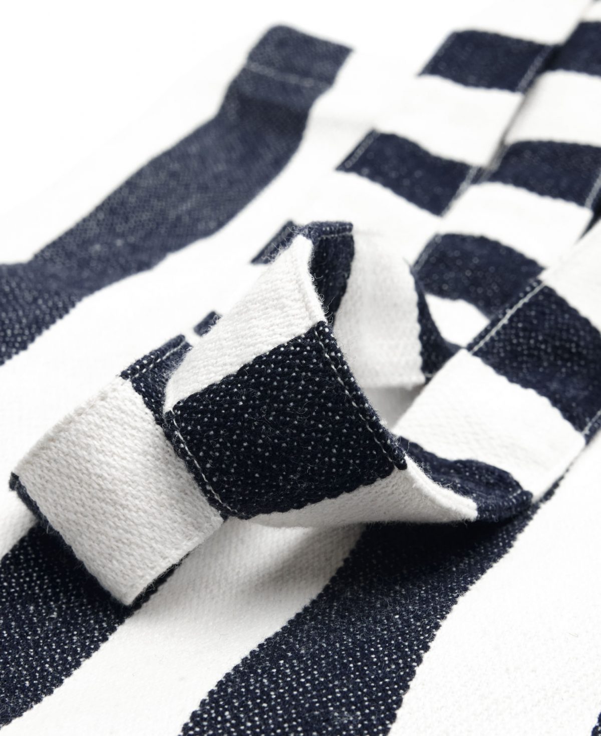 Tygkasse Hamam Recycled – Navy / Rand, House of Regalo, bäddset-textil