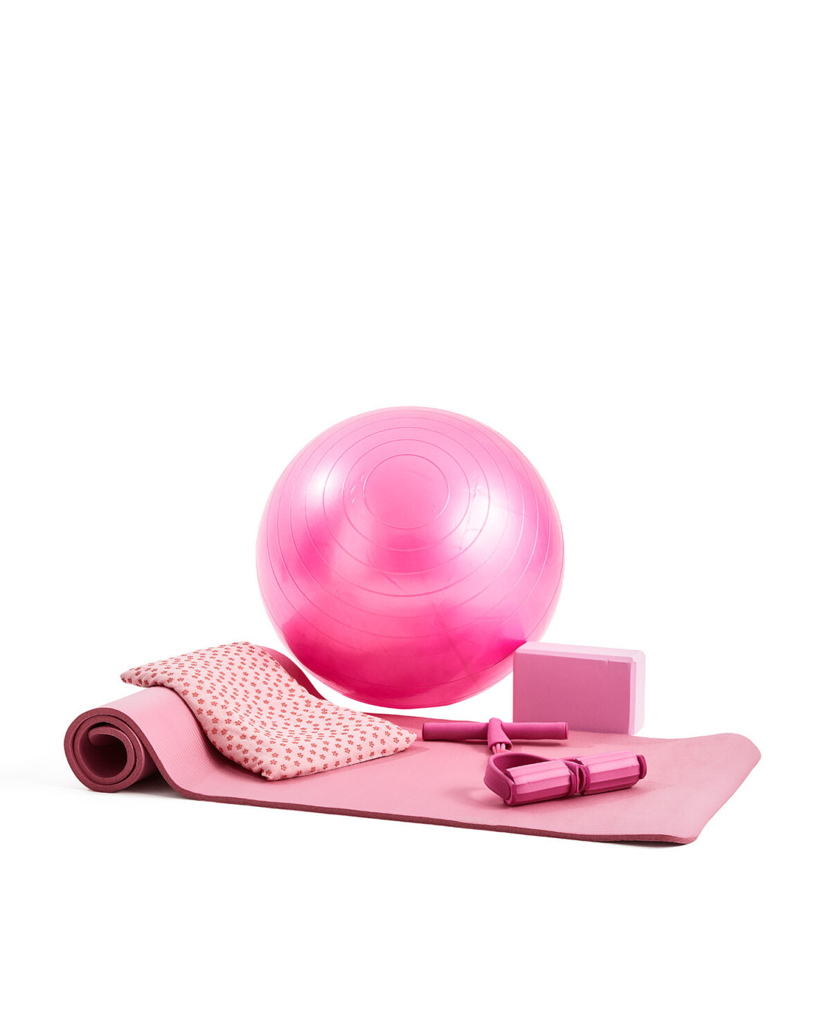 Komplett Yogaset i Miljövänligt Material – Rosa, House of Regalo, hälsa-och-träning
