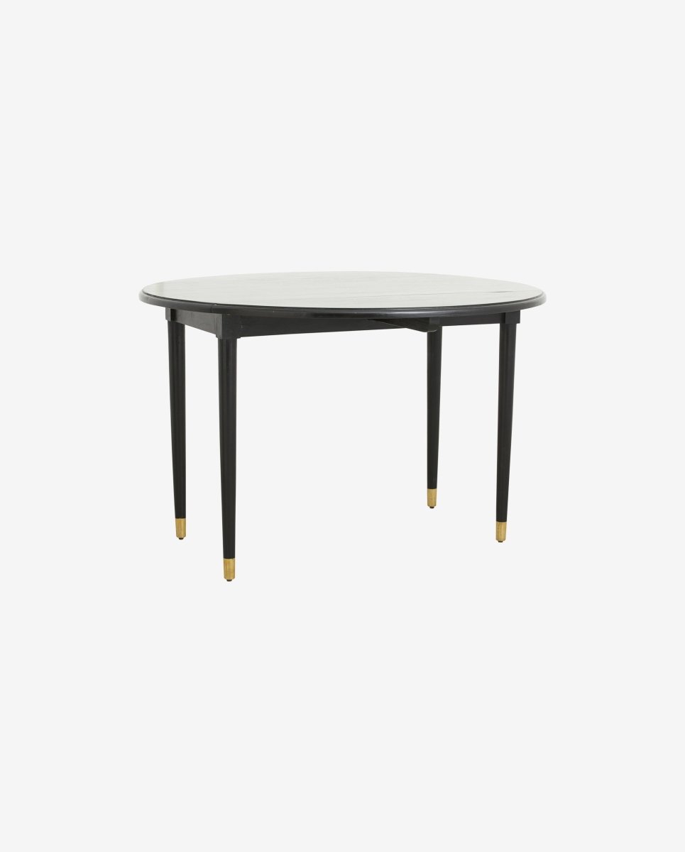 Ahr Round Table, Folding - Black Wood, Nordal, bord