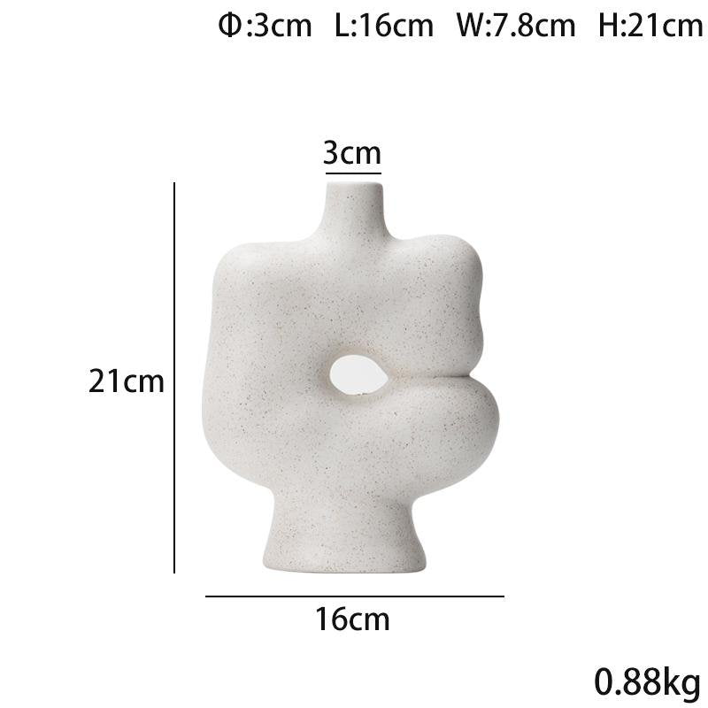 Rustik Keramikvas, Flora Grossist, vaser-och-krukor