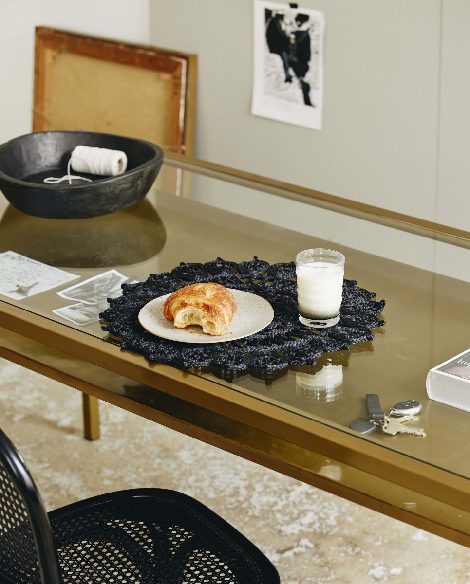 Doory Placemat, Black, Nordal, köksredskap