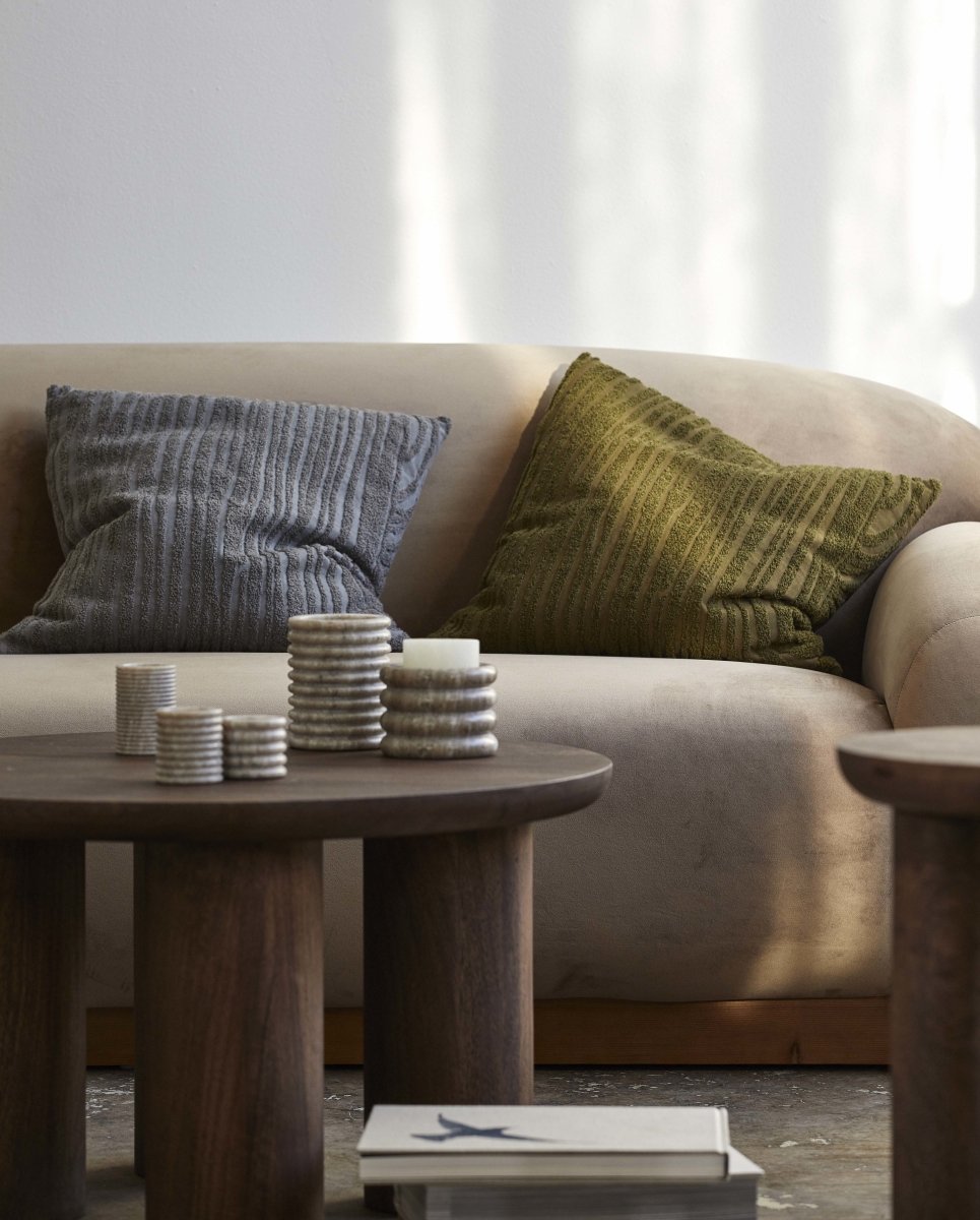 Elodie Cushion Cover, Grey, Nordal, sovrums textilier