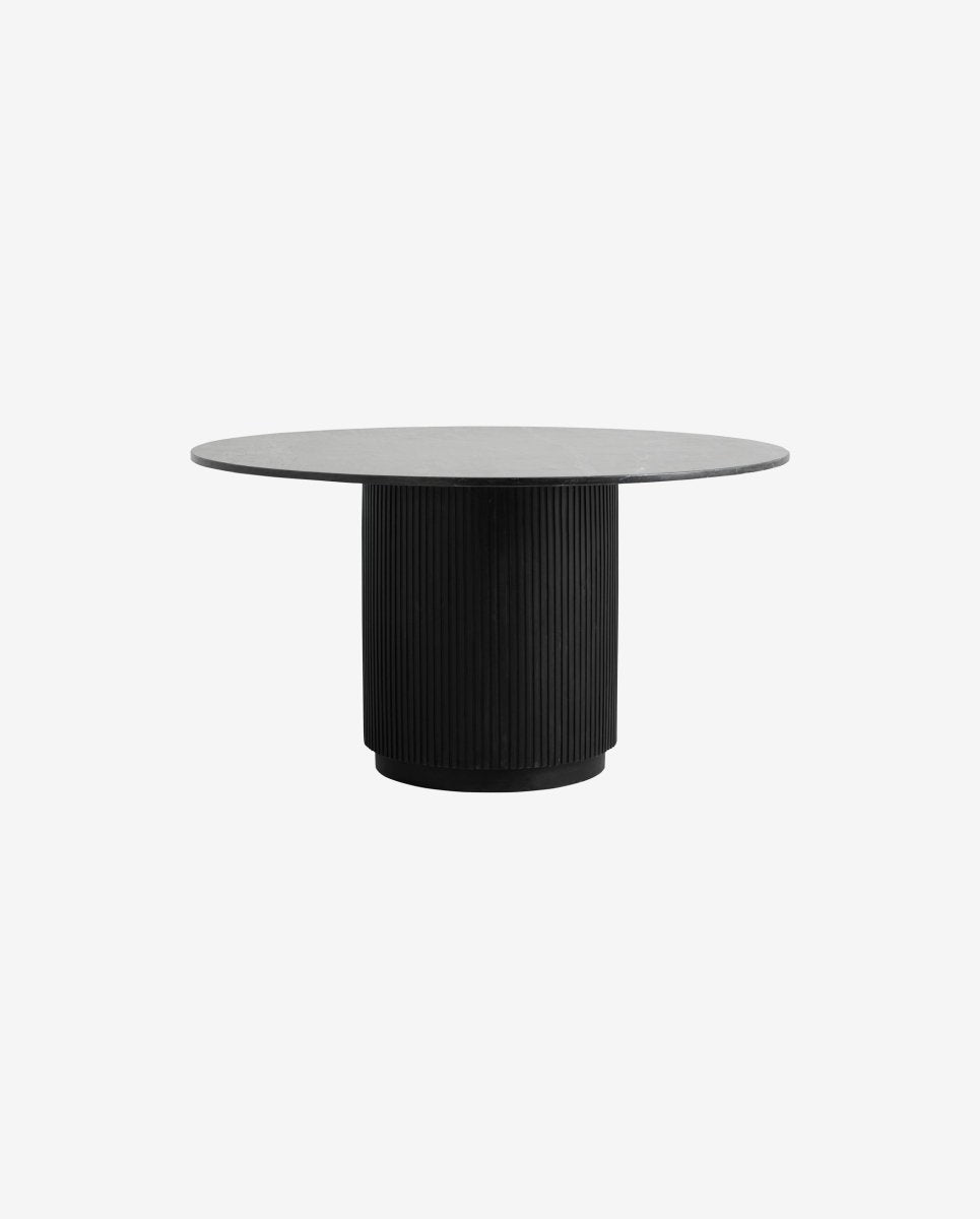 Erie Round Dining Table - Black Marble Top, Nordal, bord