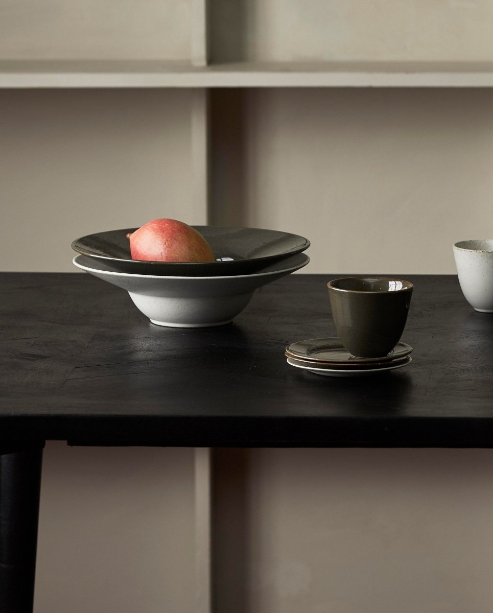 Grawa Pasta Plate, Dark Green, Nordal, tallrikar och fat