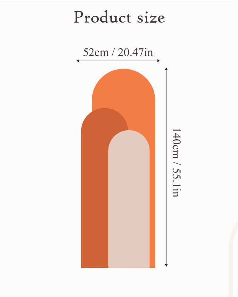 Modern Väggdekal i Enkel Stil med Bågmotiv för Vardagsrummet Jga002, Flora Grossist, väggdekoration