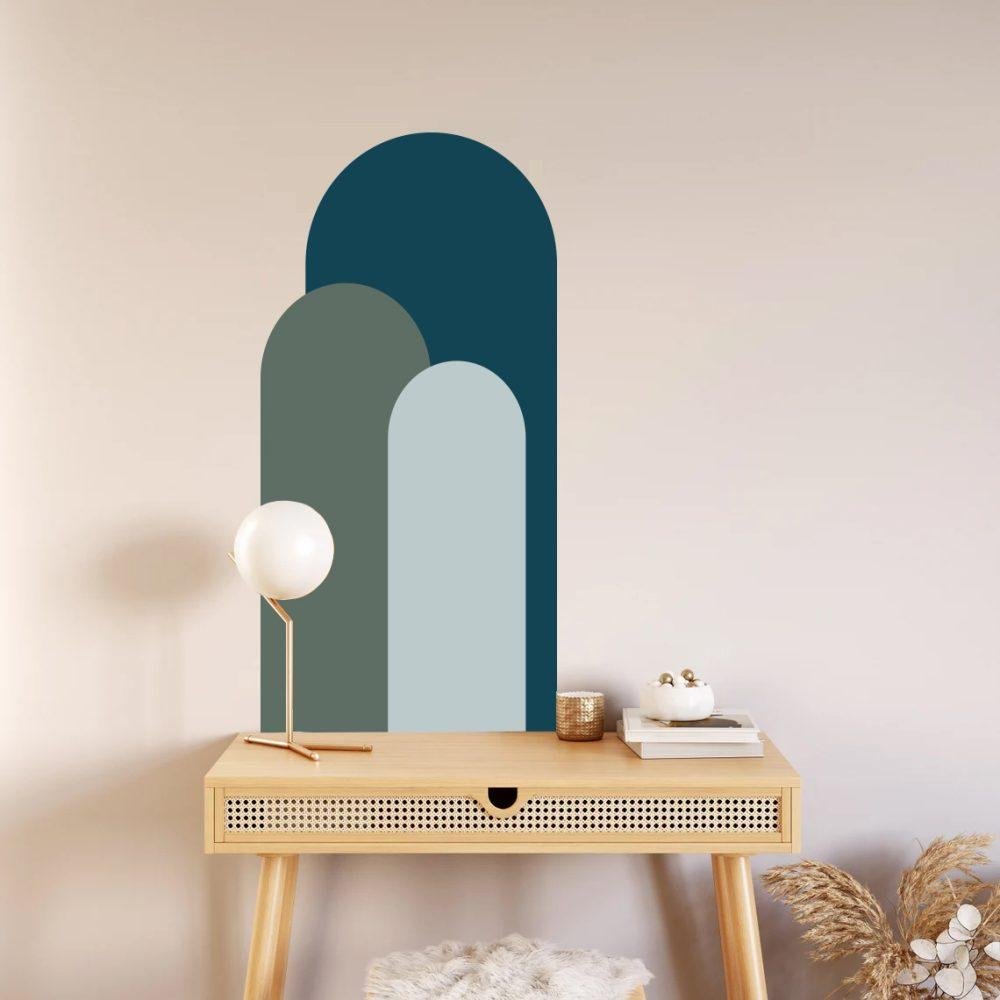 Modern Väggdekal i Enkel Stil med Bågmotiv för Vardagsrummet Jga004, Flora Grossist, väggdekoration