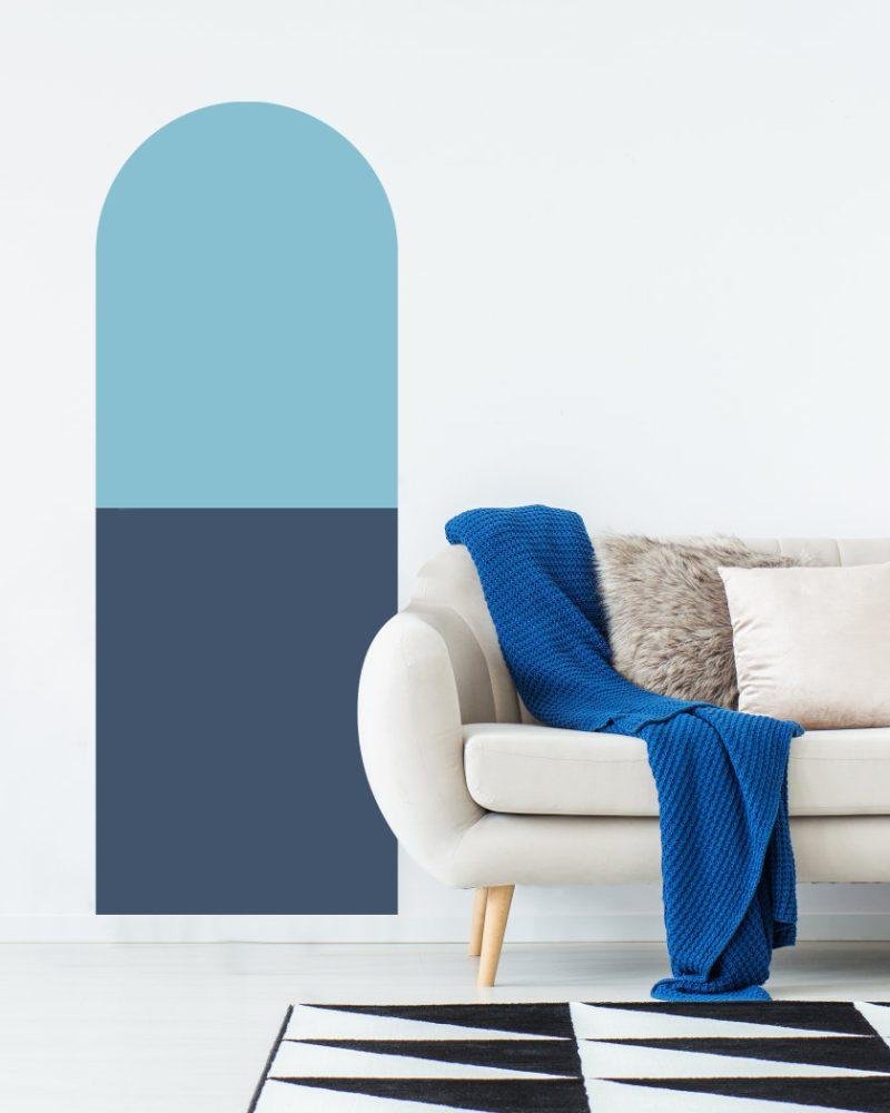 Bågformade Väggdekaler – Moderna Väggstickers Jgb001, Flora Grossist, väggdekoration