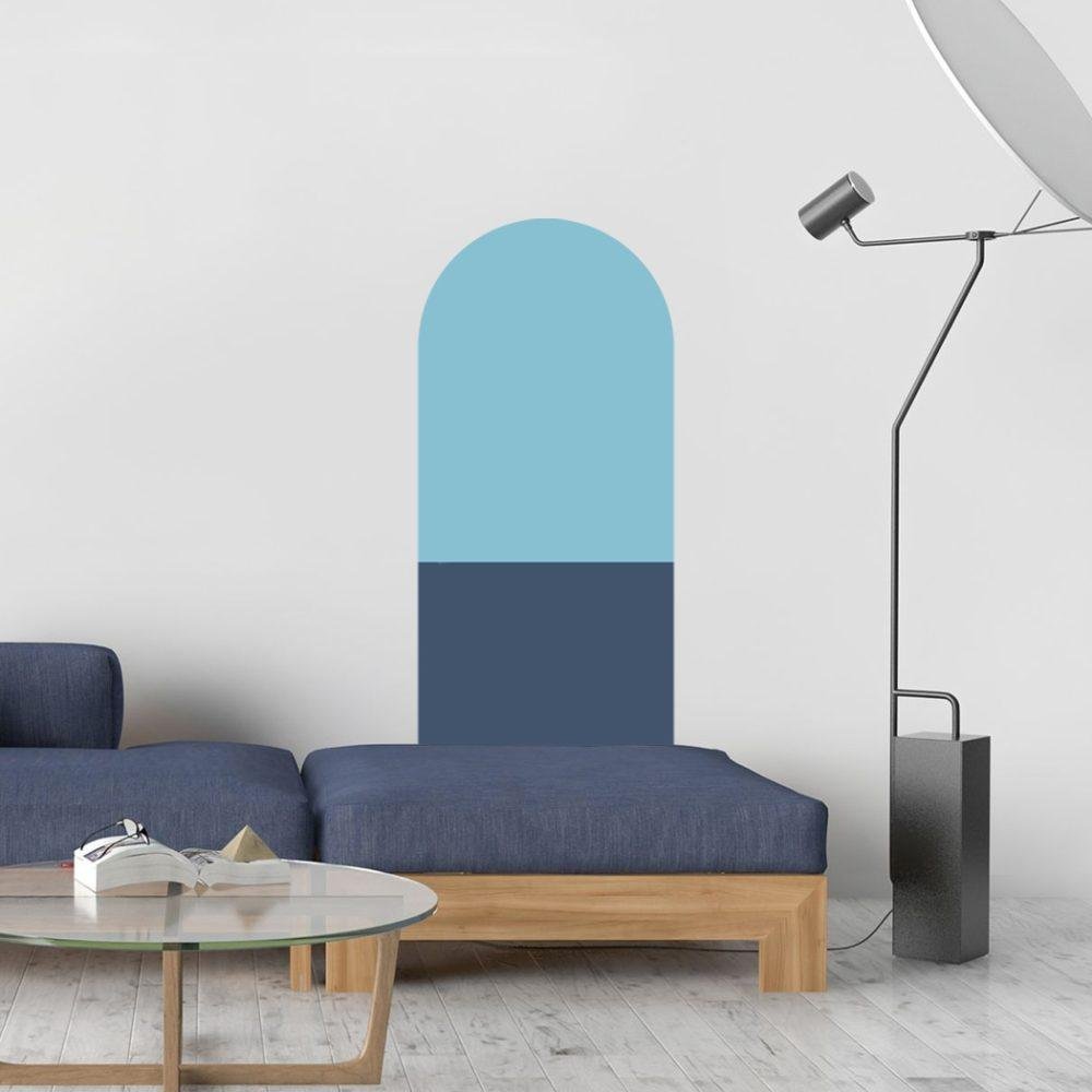 Bågformade Väggdekaler – Moderna Väggstickers Jgb001, Flora Grossist, väggdekoration