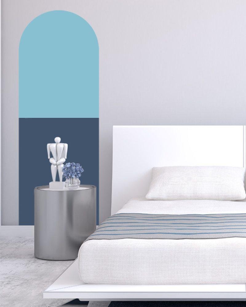 Bågformade Väggdekaler – Moderna Väggstickers Jgb001, Flora Grossist, väggdekoration