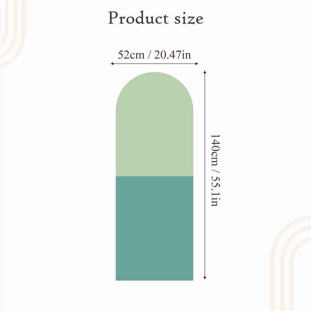 Bågformade Väggdekaler – Moderna Väggstickers Jgb002, Flora Grossist, väggdekoration