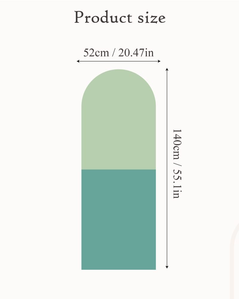 Bågformade Väggdekaler – Moderna Väggstickers Jgb002, Flora Grossist, väggdekoration