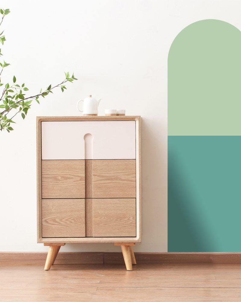 Bågformade Väggdekaler – Moderna Väggstickers Jgb002, Flora Grossist, väggdekoration